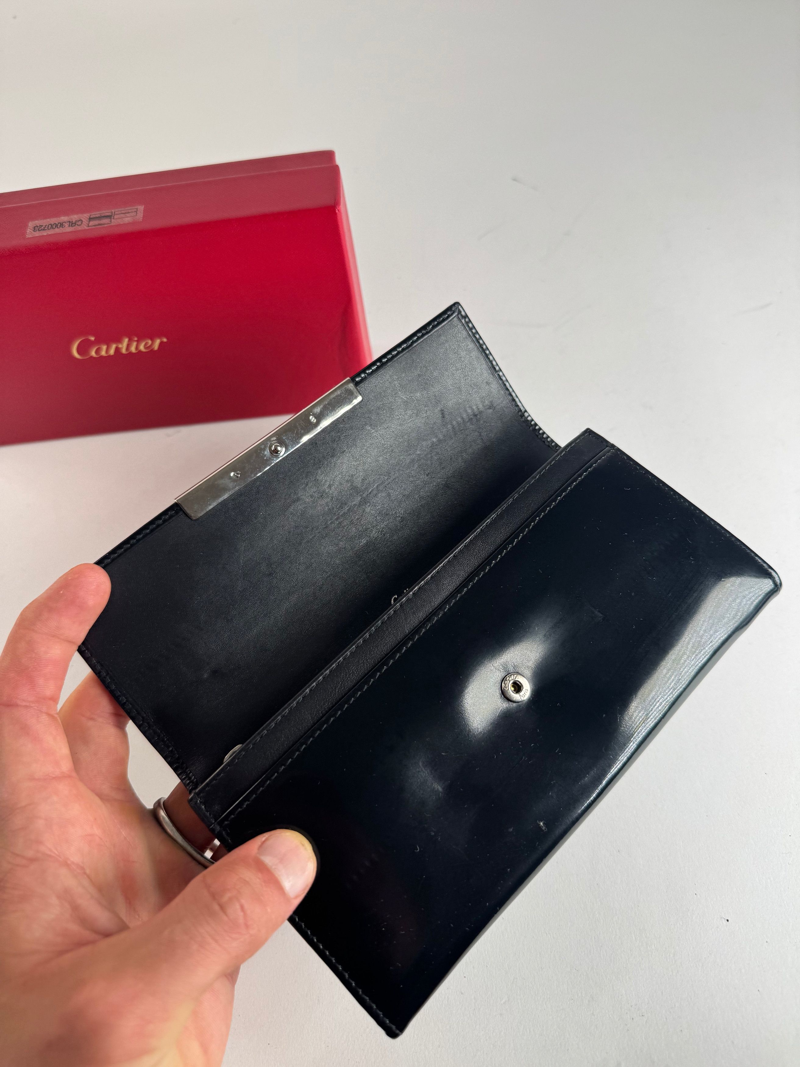 Cartier Vintage Patent Leather Wallet black Size ONE SIZE - 4 Thumbnail