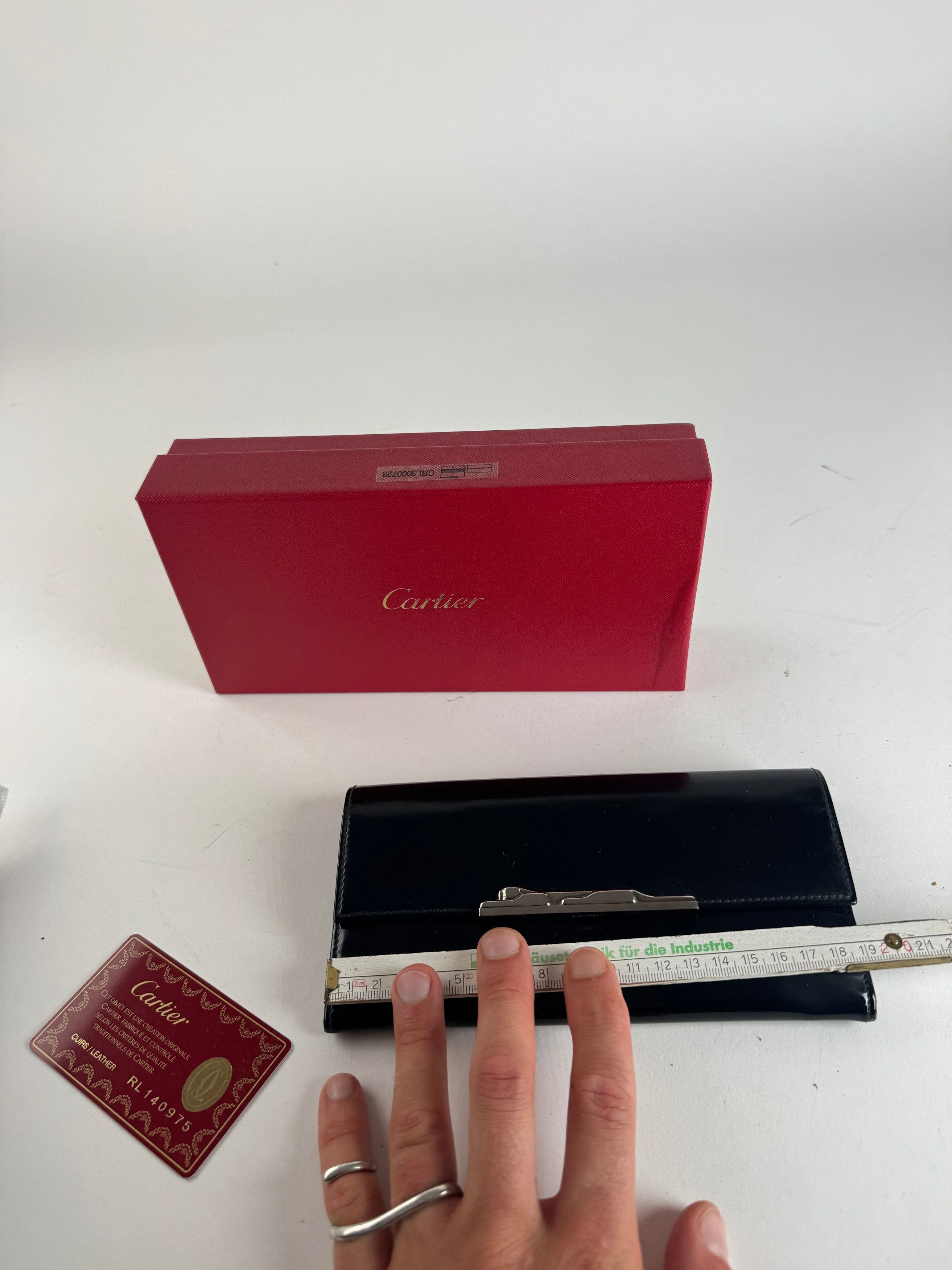 Cartier Vintage Patent Leather Wallet black Size ONE SIZE - 7 Thumbnail