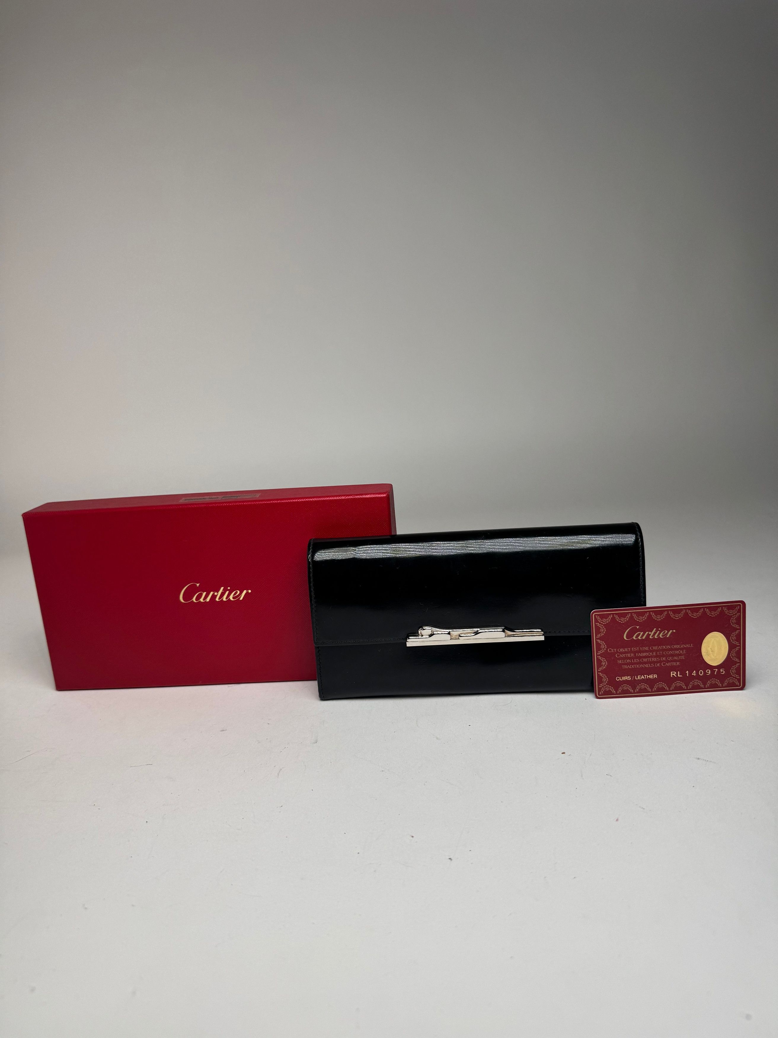 Cartier Vintage Patent Leather Wallet black Size ONE SIZE - 11 Thumbnail