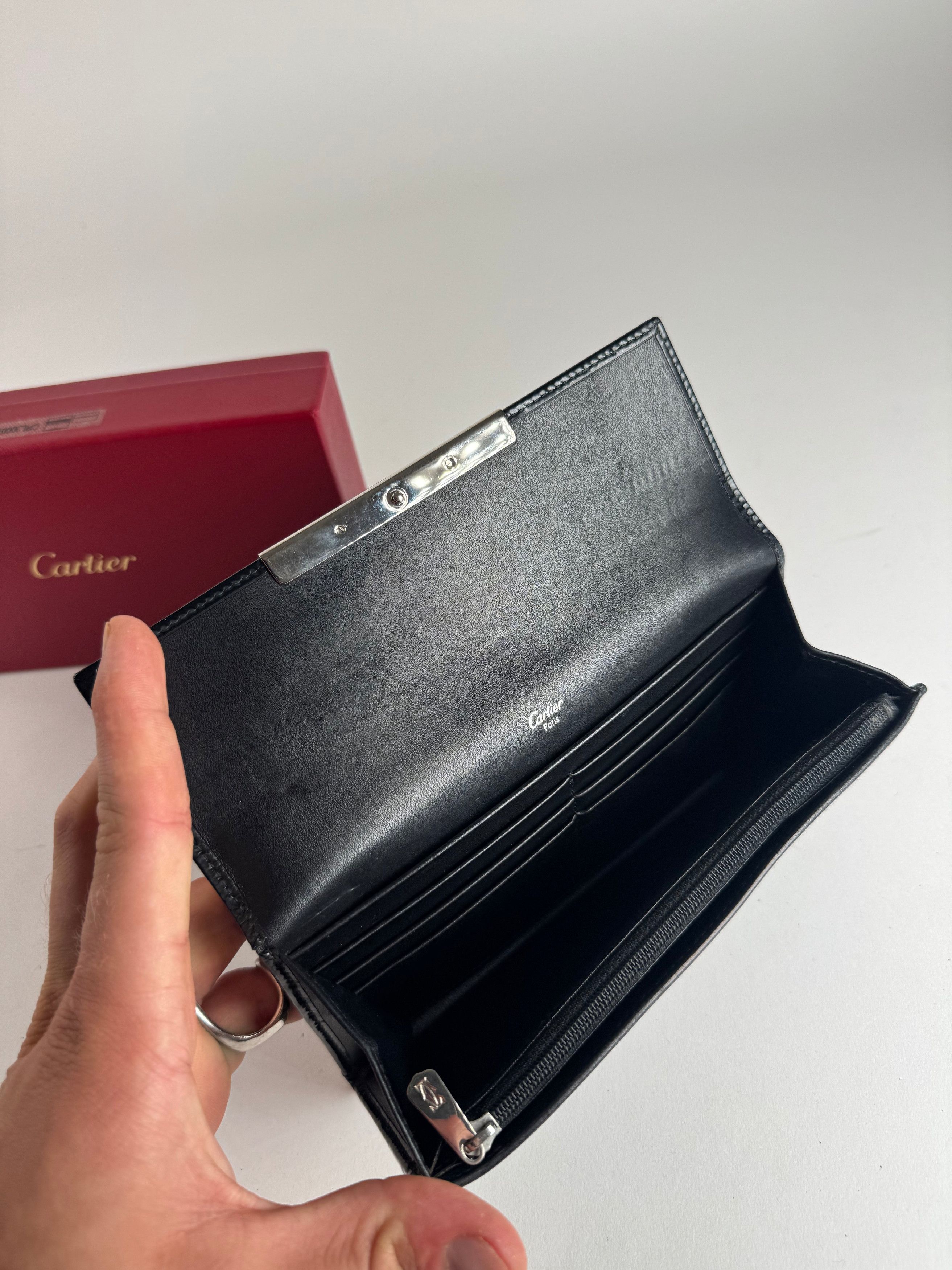 Cartier Vintage Patent Leather Wallet black Size ONE SIZE - 5 Thumbnail
