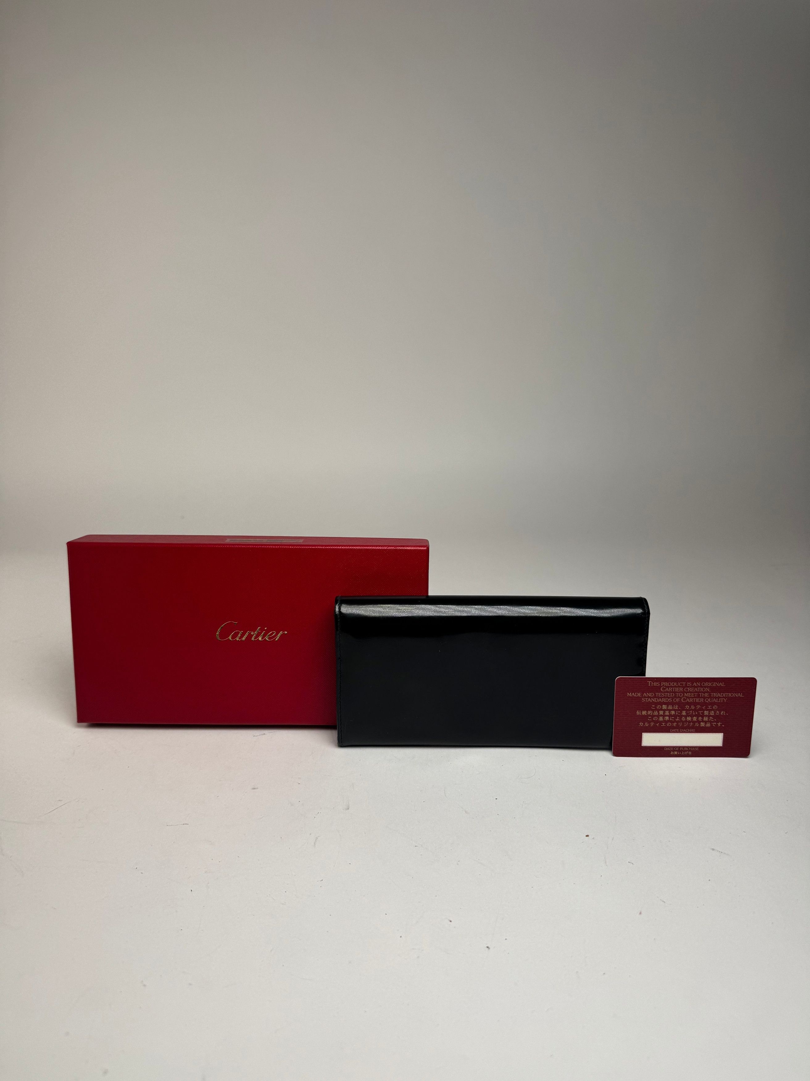 Cartier Vintage Patent Leather Wallet black Size ONE SIZE - 8 Thumbnail