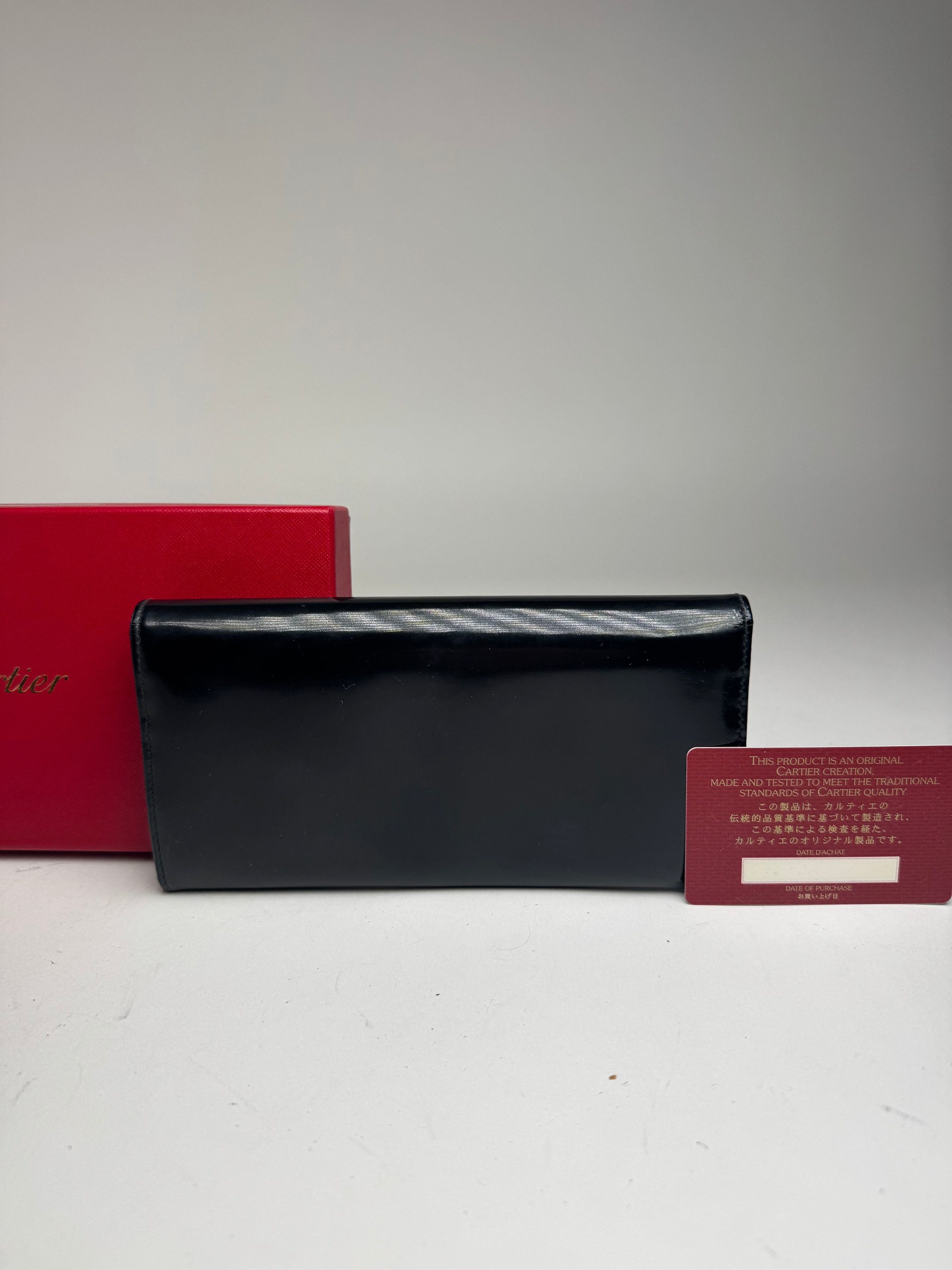 Cartier Vintage Patent Leather Wallet black Size ONE SIZE - 12 Thumbnail