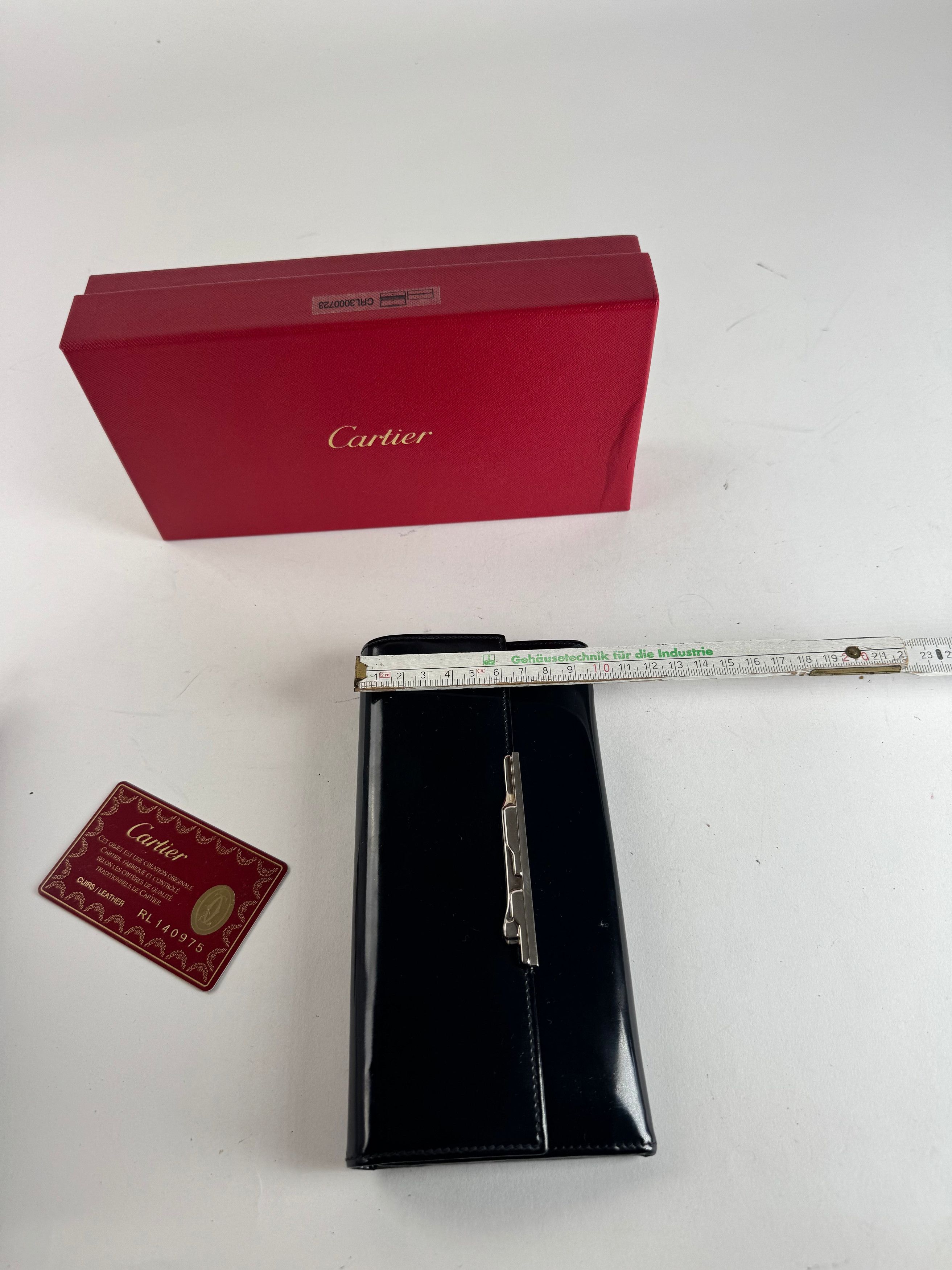 Cartier Vintage Patent Leather Wallet black Size ONE SIZE - 9 Thumbnail