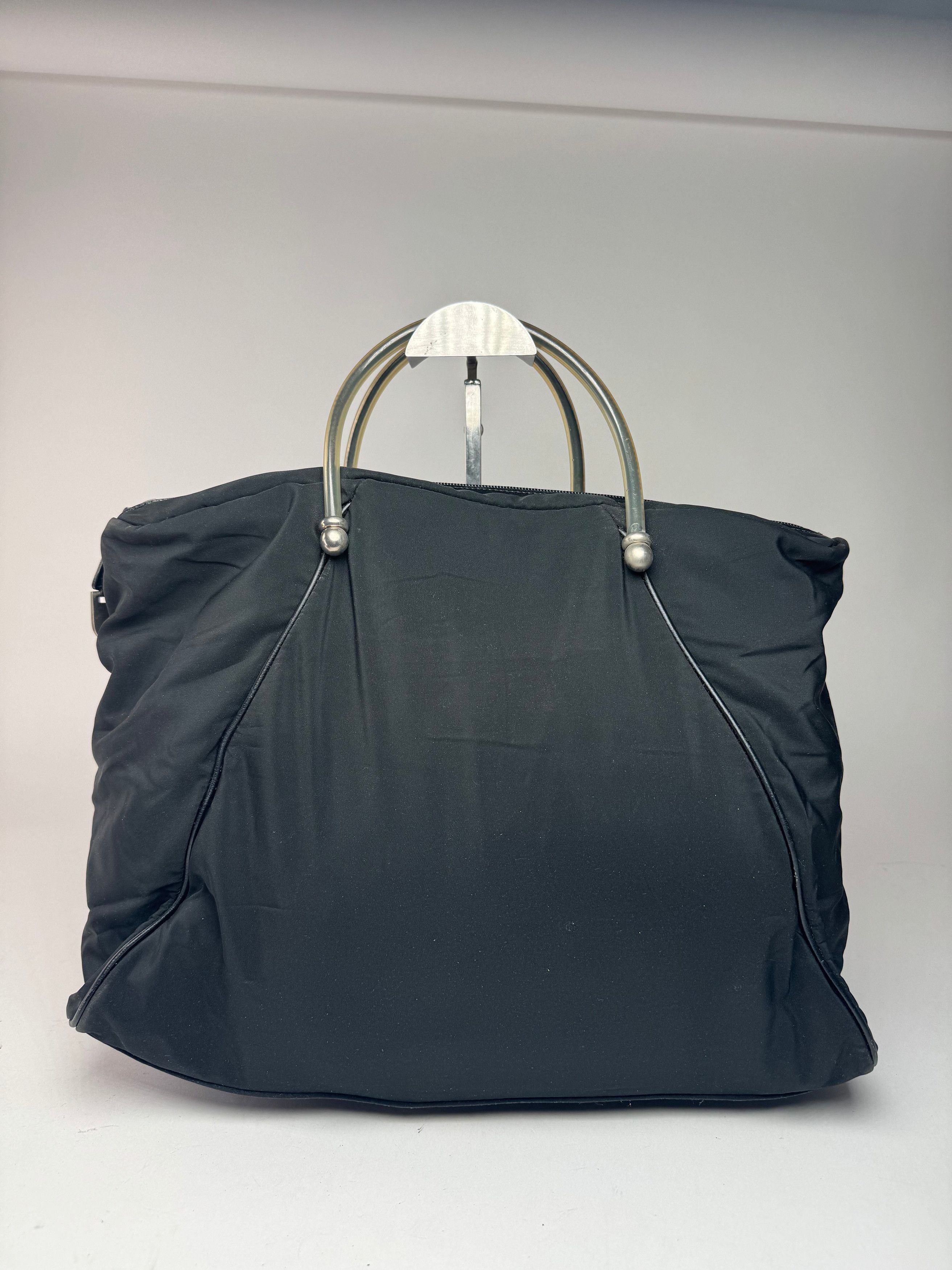 Loewe Vintage Madrid Canvas Handbag Black Size ONE SIZE - 15 Thumbnail