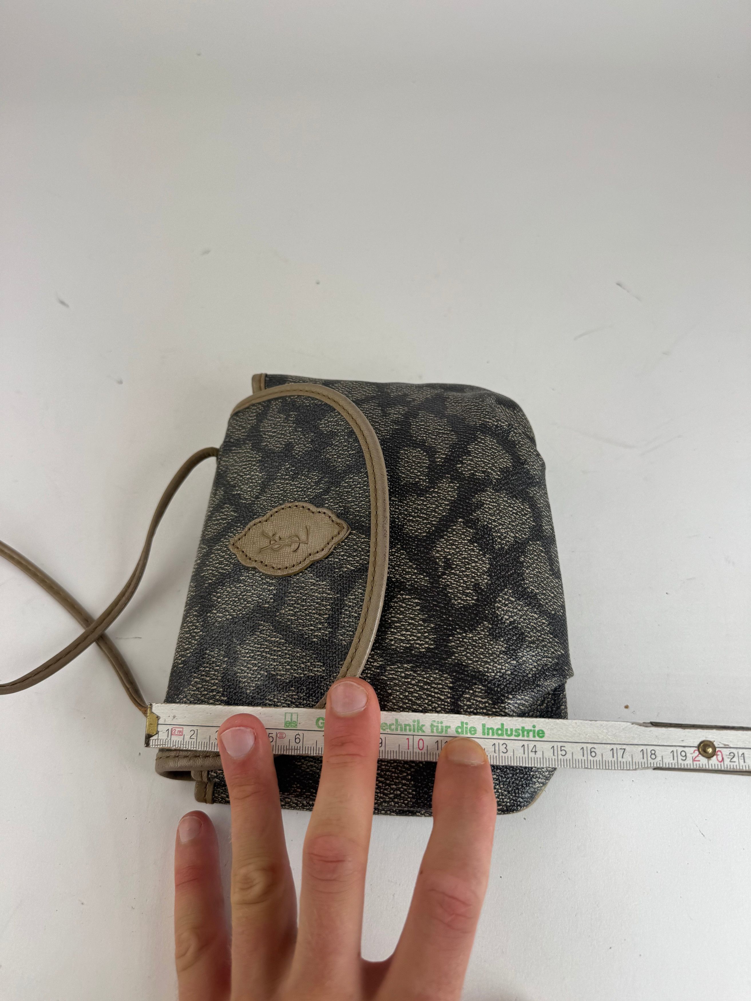 Other Vintage Yves Saint Laurent leather bag grey black Size ONE SIZE - 14 Thumbnail