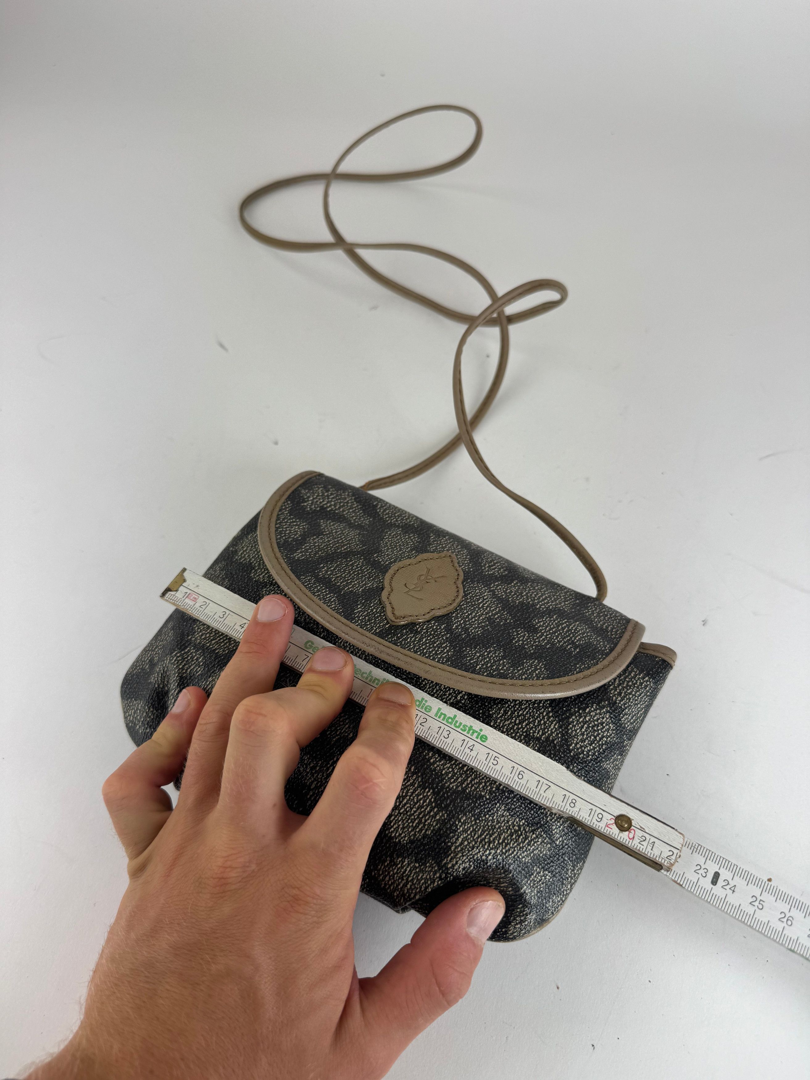 Other Vintage Yves Saint Laurent leather bag grey black Size ONE SIZE - 13 Thumbnail