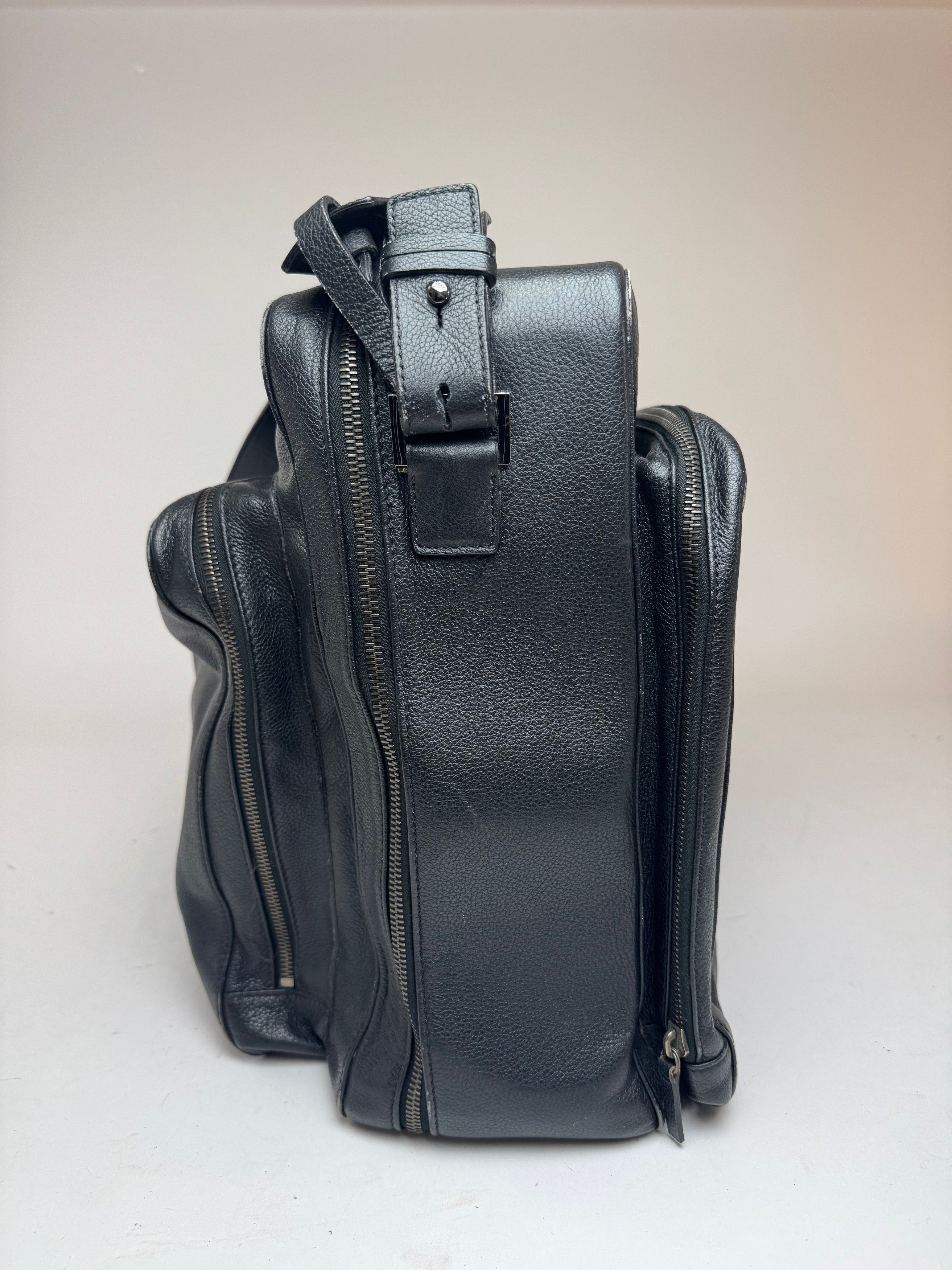 Celine Vintage Paris 2 Way leather Travel Bag black Size ONE SIZE - 3 Thumbnail