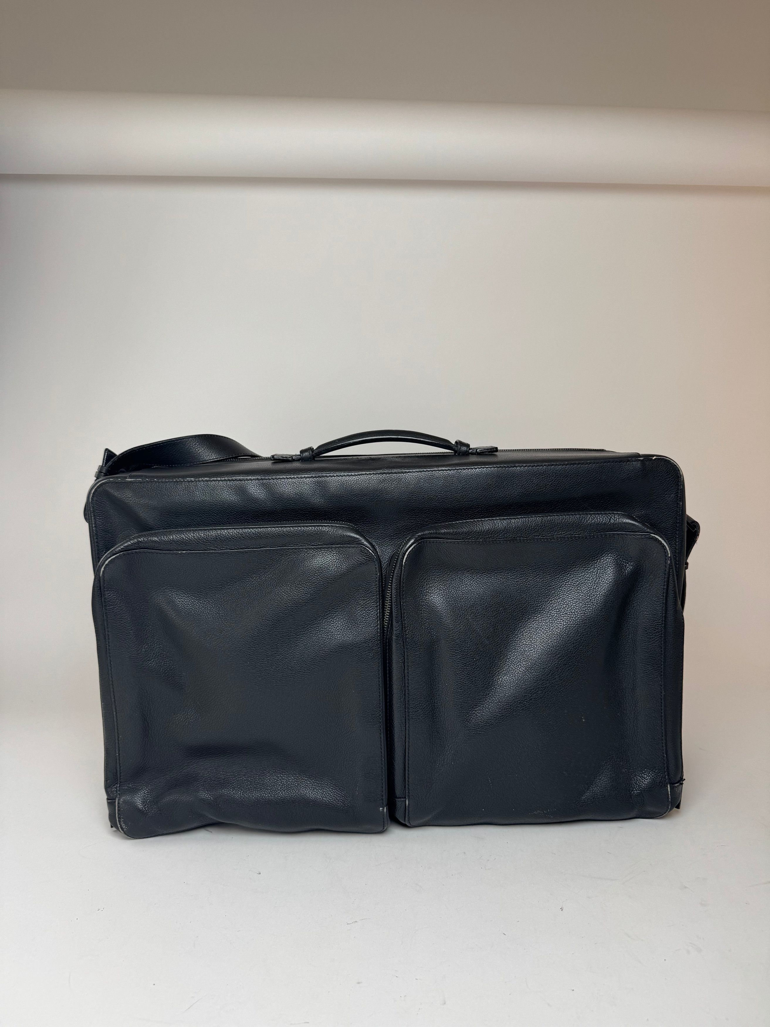 Celine Vintage Paris 2 Way leather Travel Bag black Size ONE SIZE - 2 Thumbnail