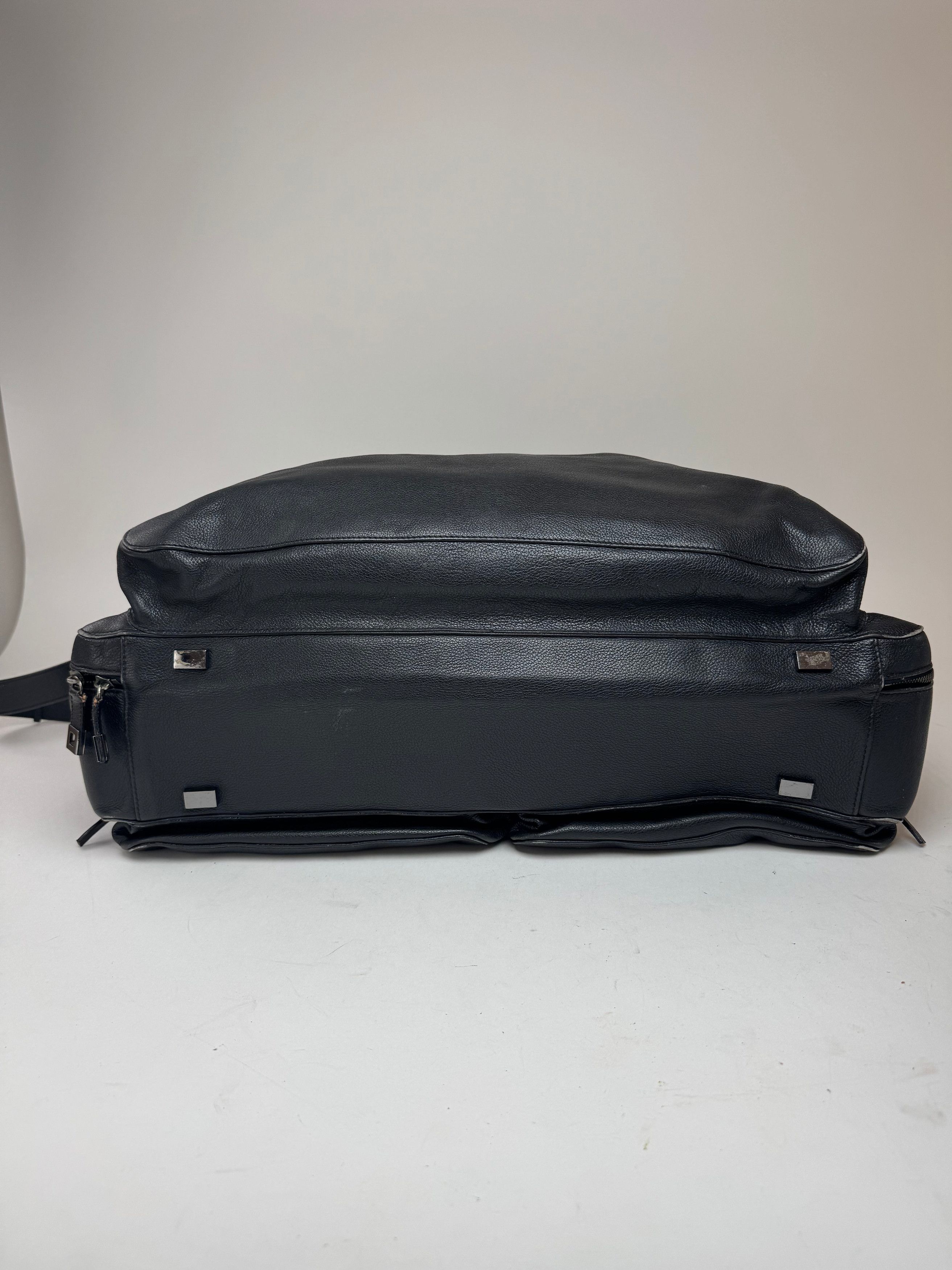 Celine Vintage Paris 2 Way leather Travel Bag black Size ONE SIZE - 13 Thumbnail