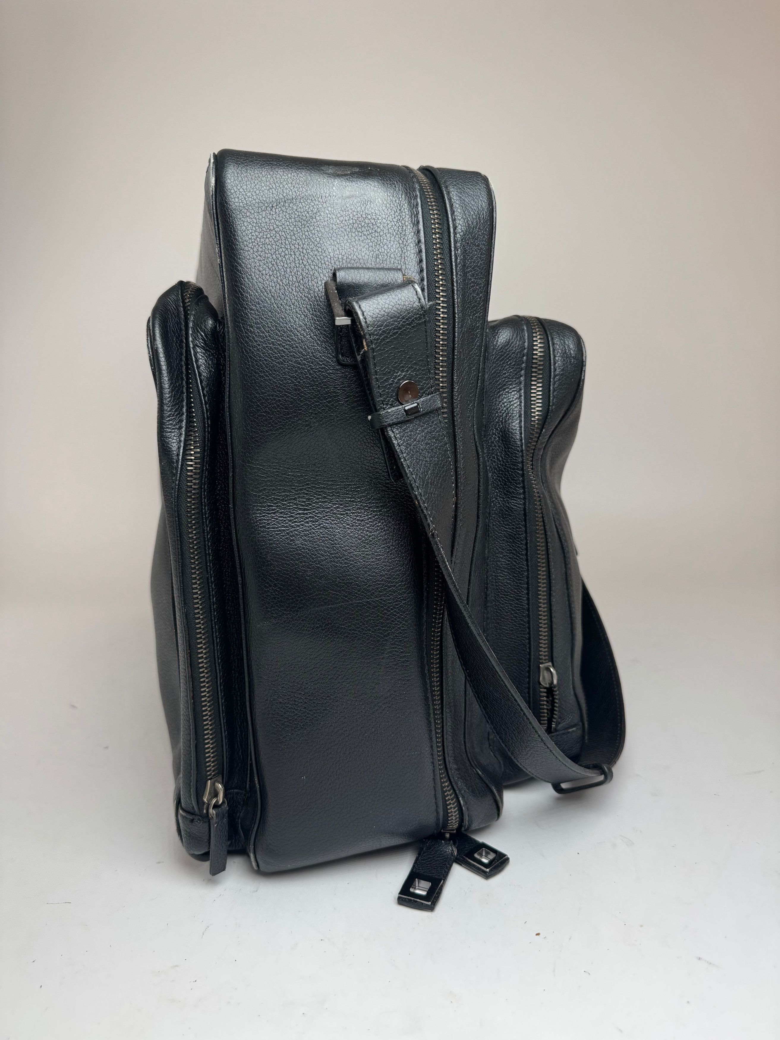 Celine Vintage Paris 2 Way leather Travel Bag black Size ONE SIZE - 8 Thumbnail
