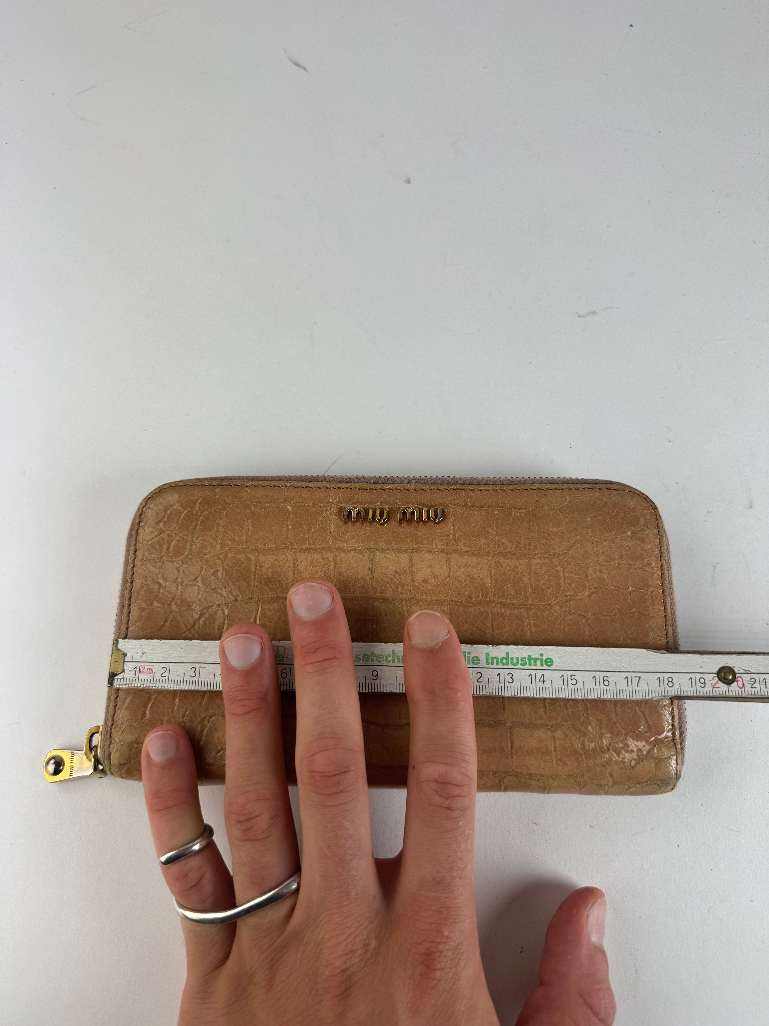 Miu Miu Vintage Leather wallet brown Size ONE SIZE - 10 Thumbnail