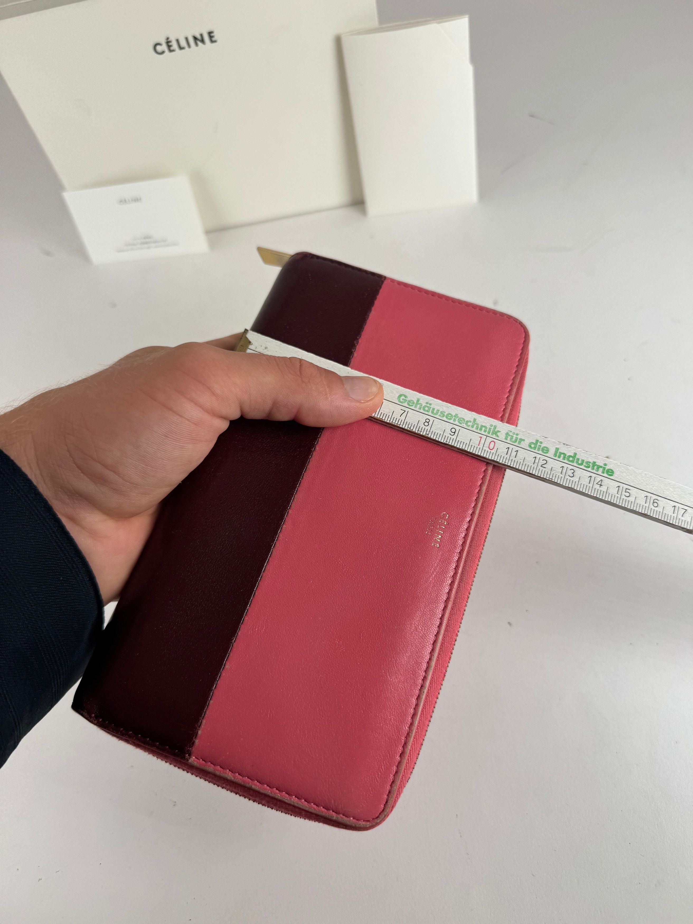 Celine Vintage Paris Leather wallet pink purple Size ONE SIZE - 11 Thumbnail