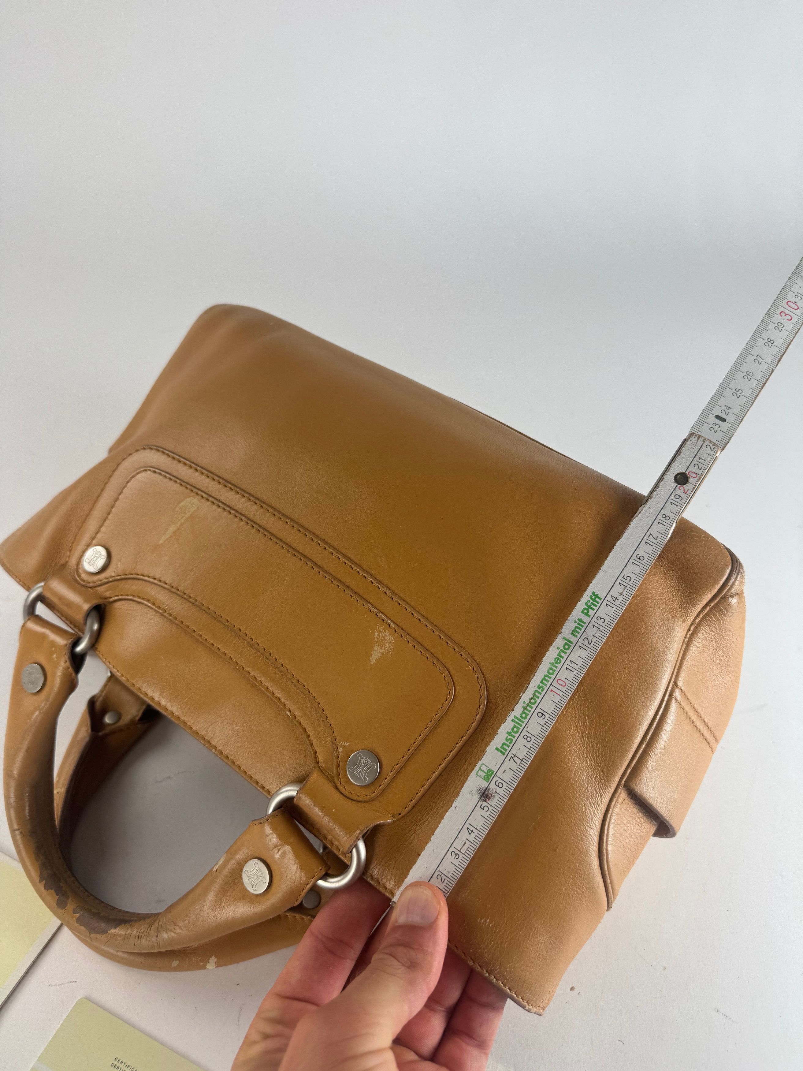 Celine Vintage Paris Boogie Bag Camel Size ONE SIZE - 14 Thumbnail