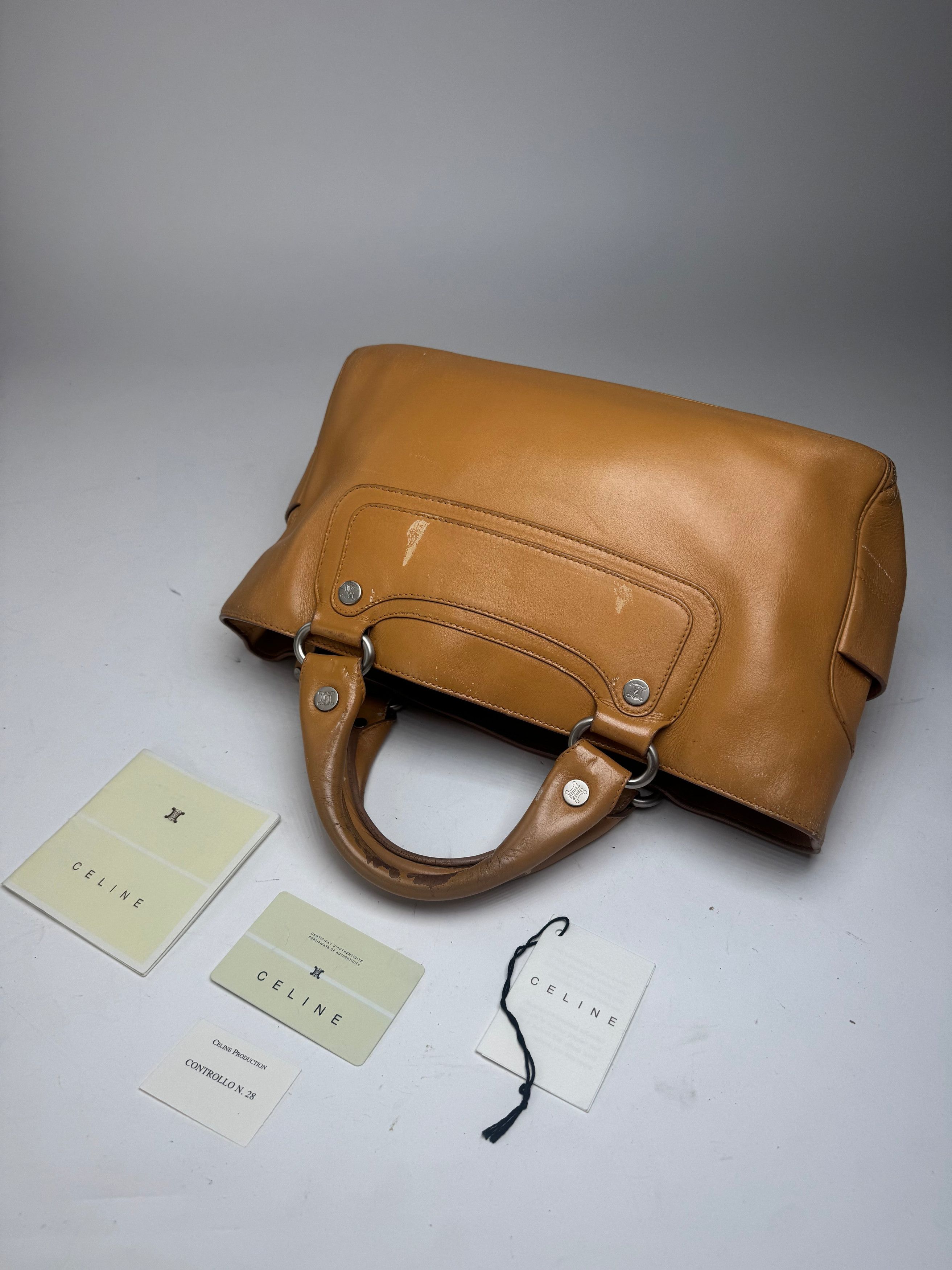 Celine Vintage Paris Boogie Bag Camel Size ONE SIZE - 11 Thumbnail