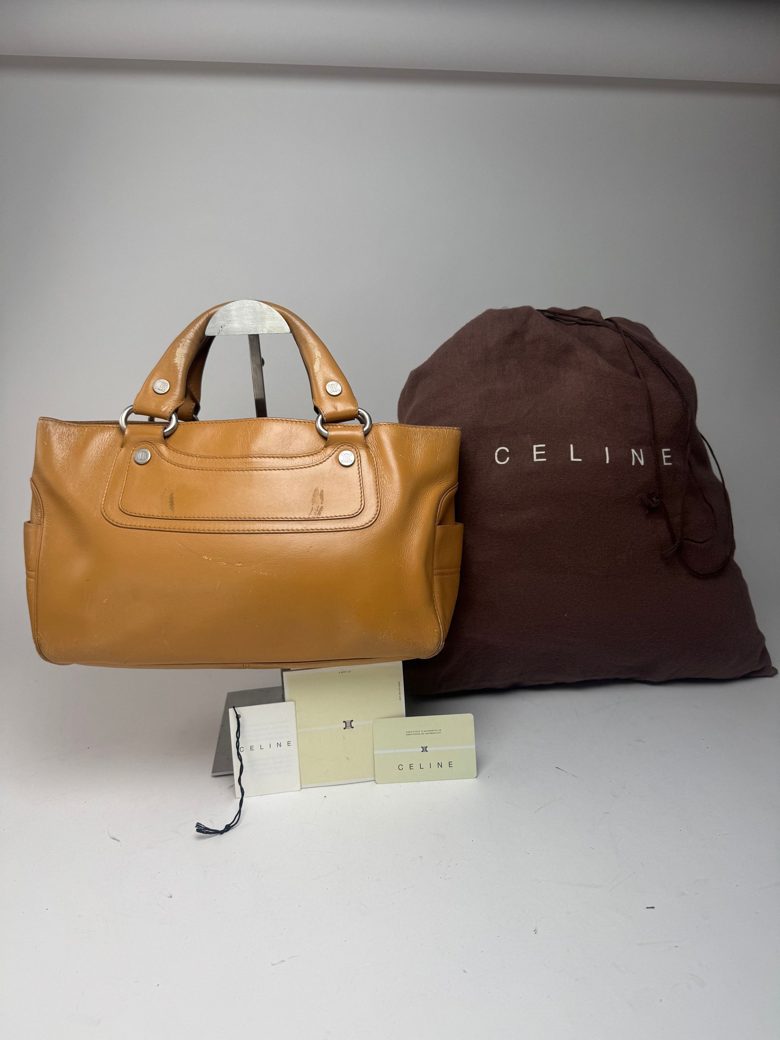 Celine Vintage Paris Boogie Bag Camel Size ONE SIZE - 6 Thumbnail