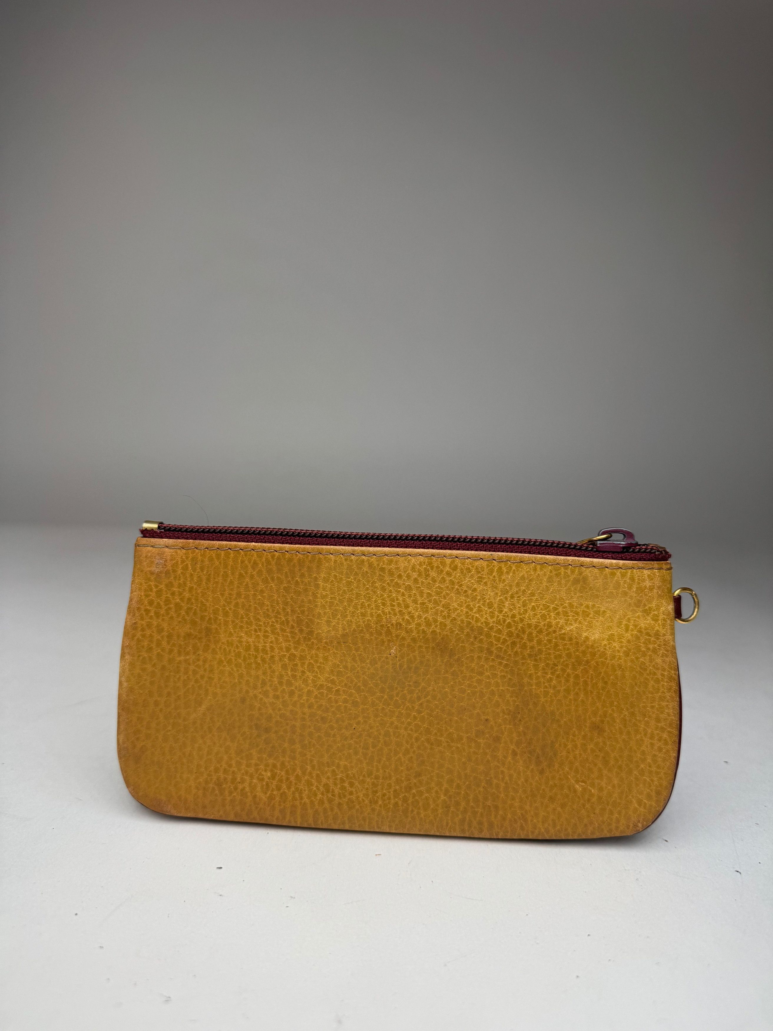 Cartier Vintage Leather Card Holder yellow Size ONE SIZE - 2 Thumbnail
