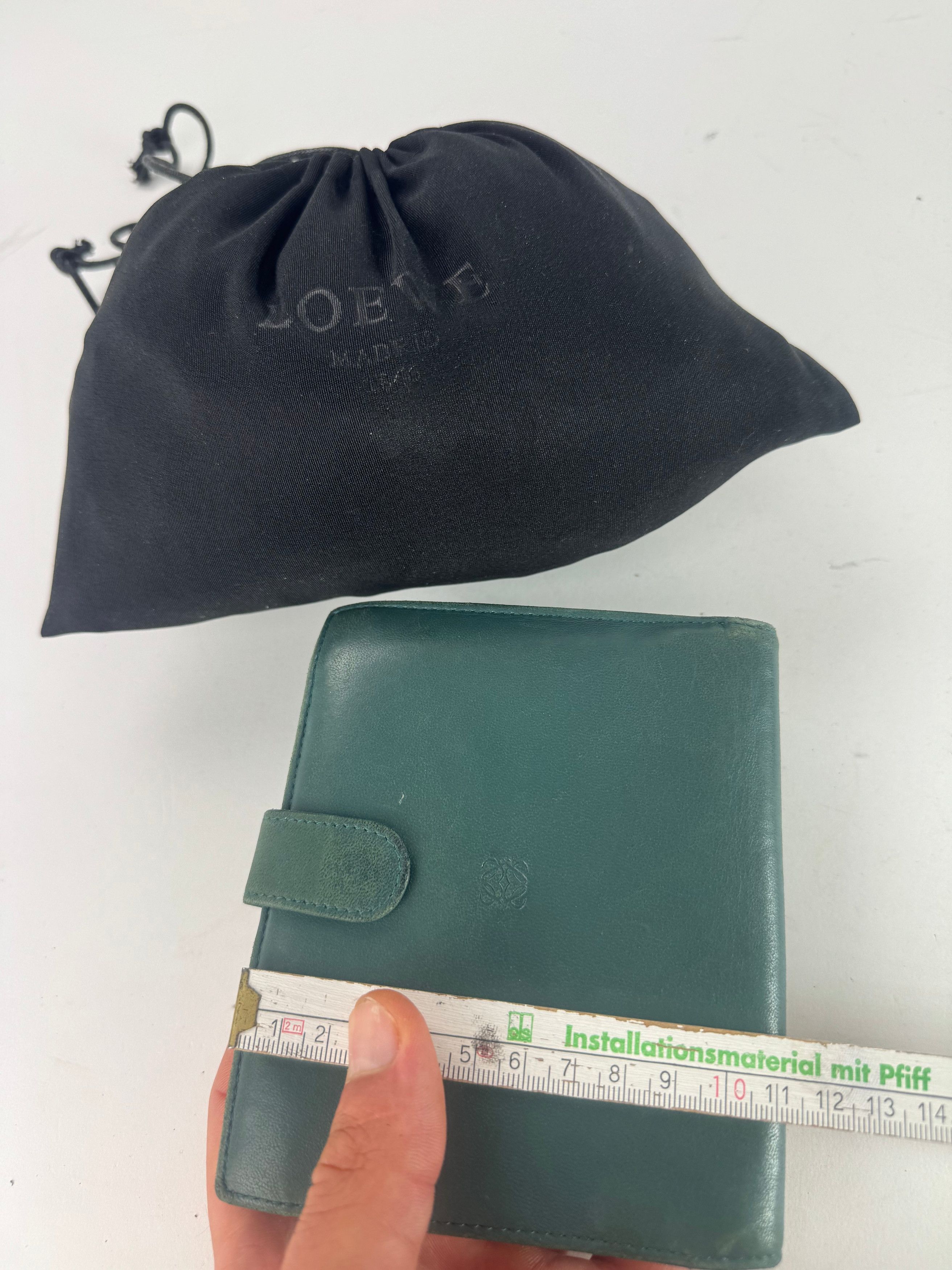 Loewe Vintage Madrid Mint Green Anagram Leather Wallet Size ONE SIZE - 12 Thumbnail