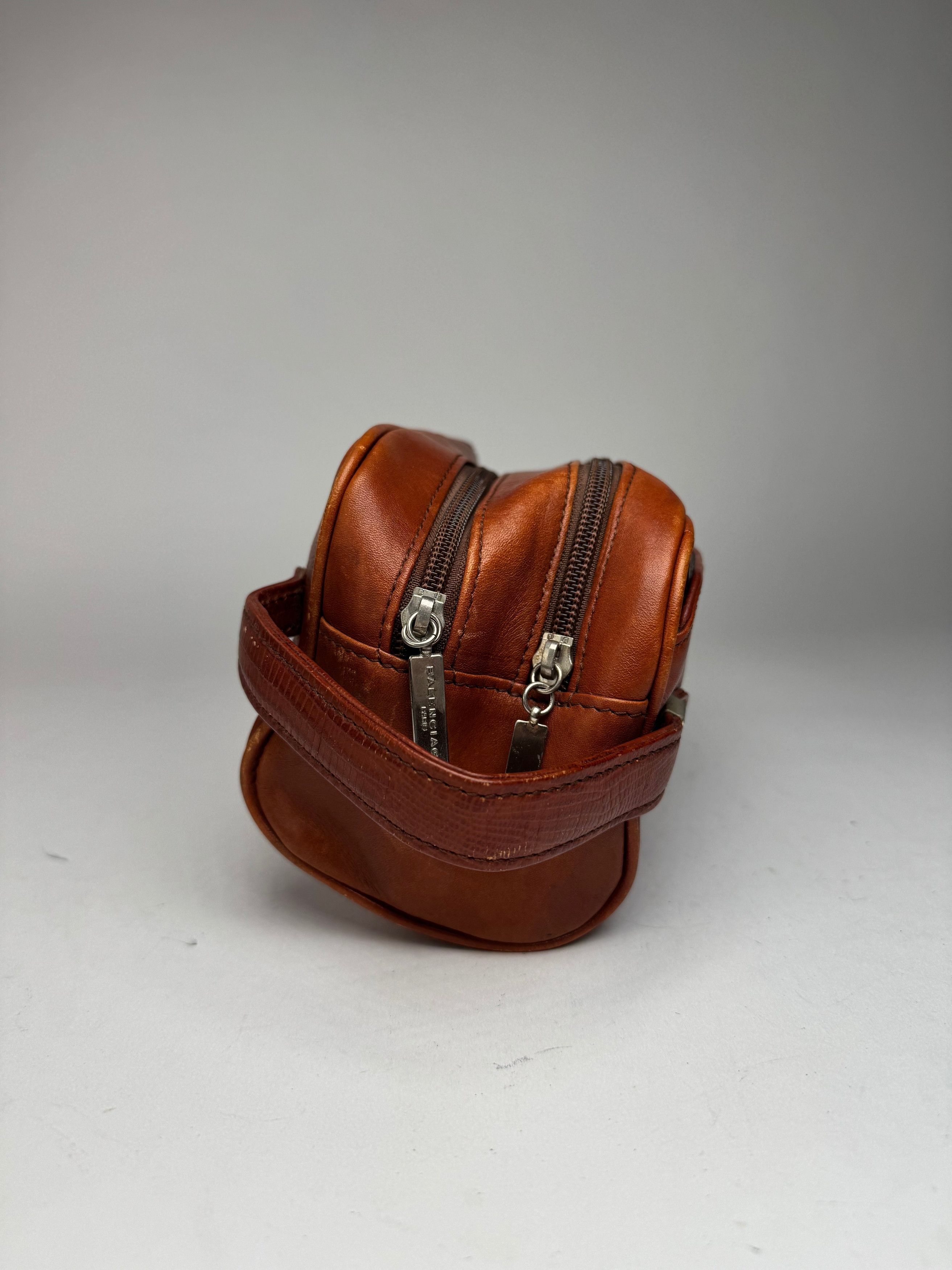 Balenciaga Vintage Leather Clutch orange brown Size ONE SIZE - 8 Thumbnail