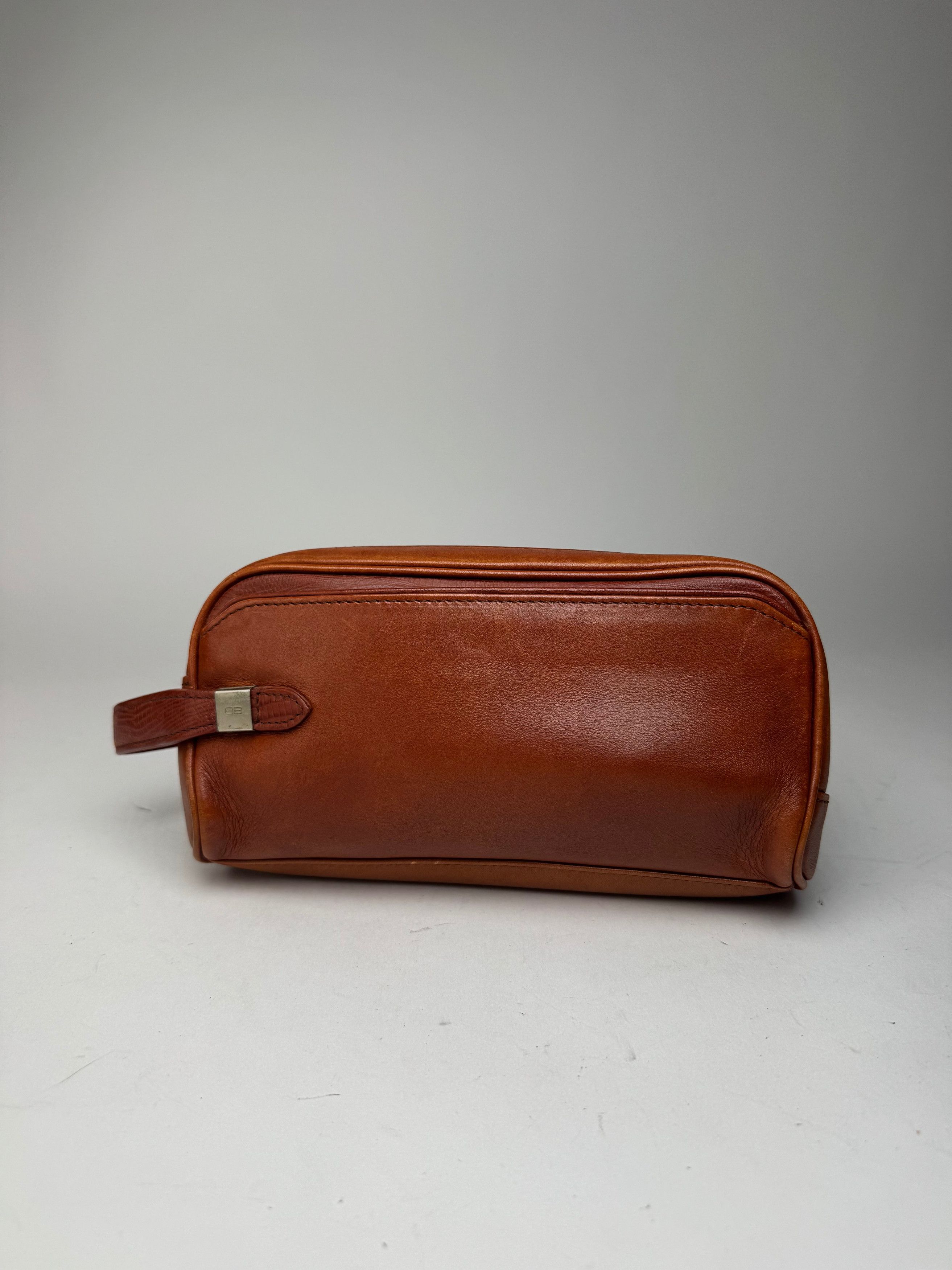 Balenciaga Vintage Leather Clutch orange brown Size ONE SIZE - 14 Thumbnail