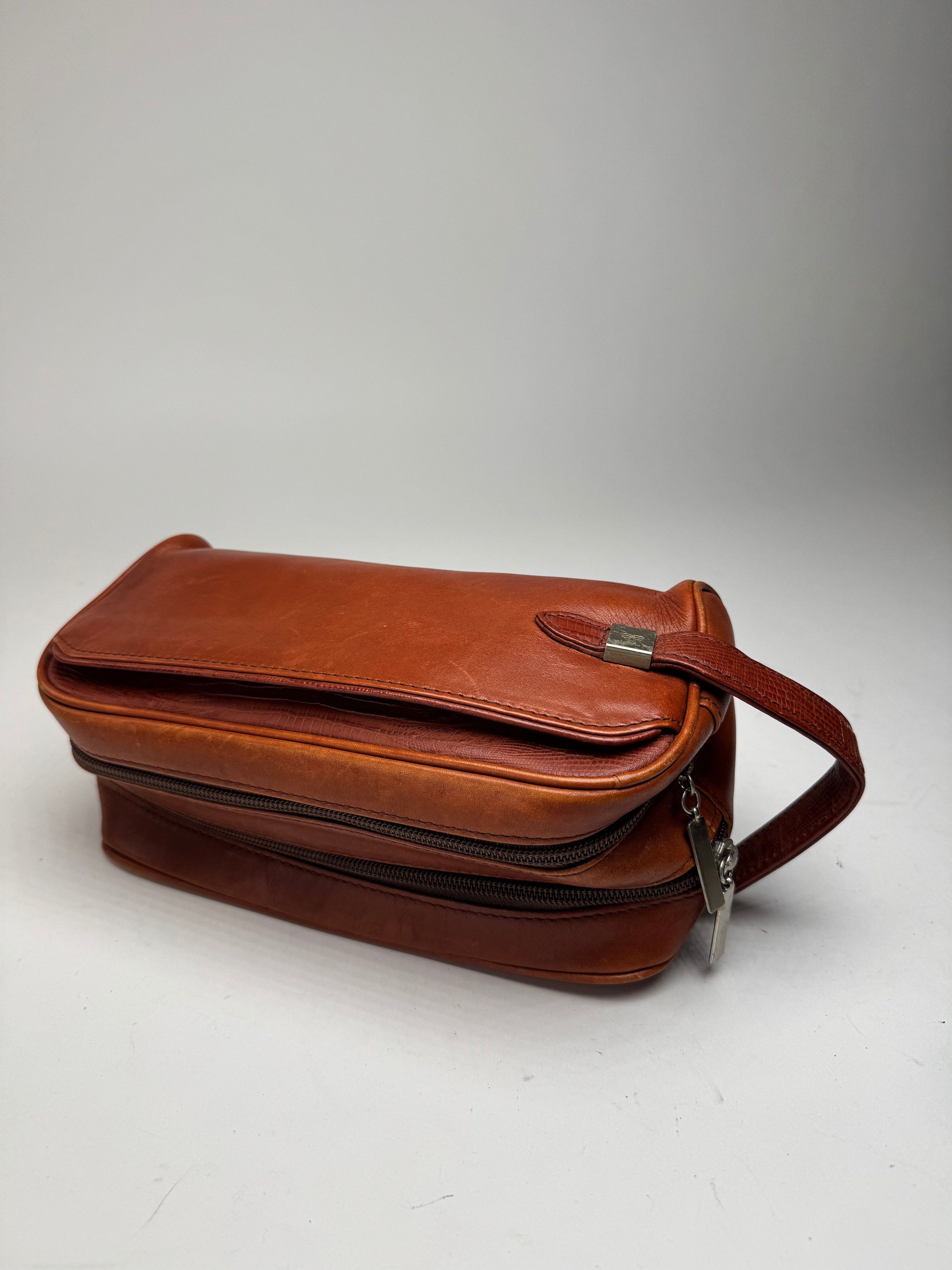 Balenciaga Vintage Leather Clutch orange brown Size ONE SIZE - 9 Thumbnail