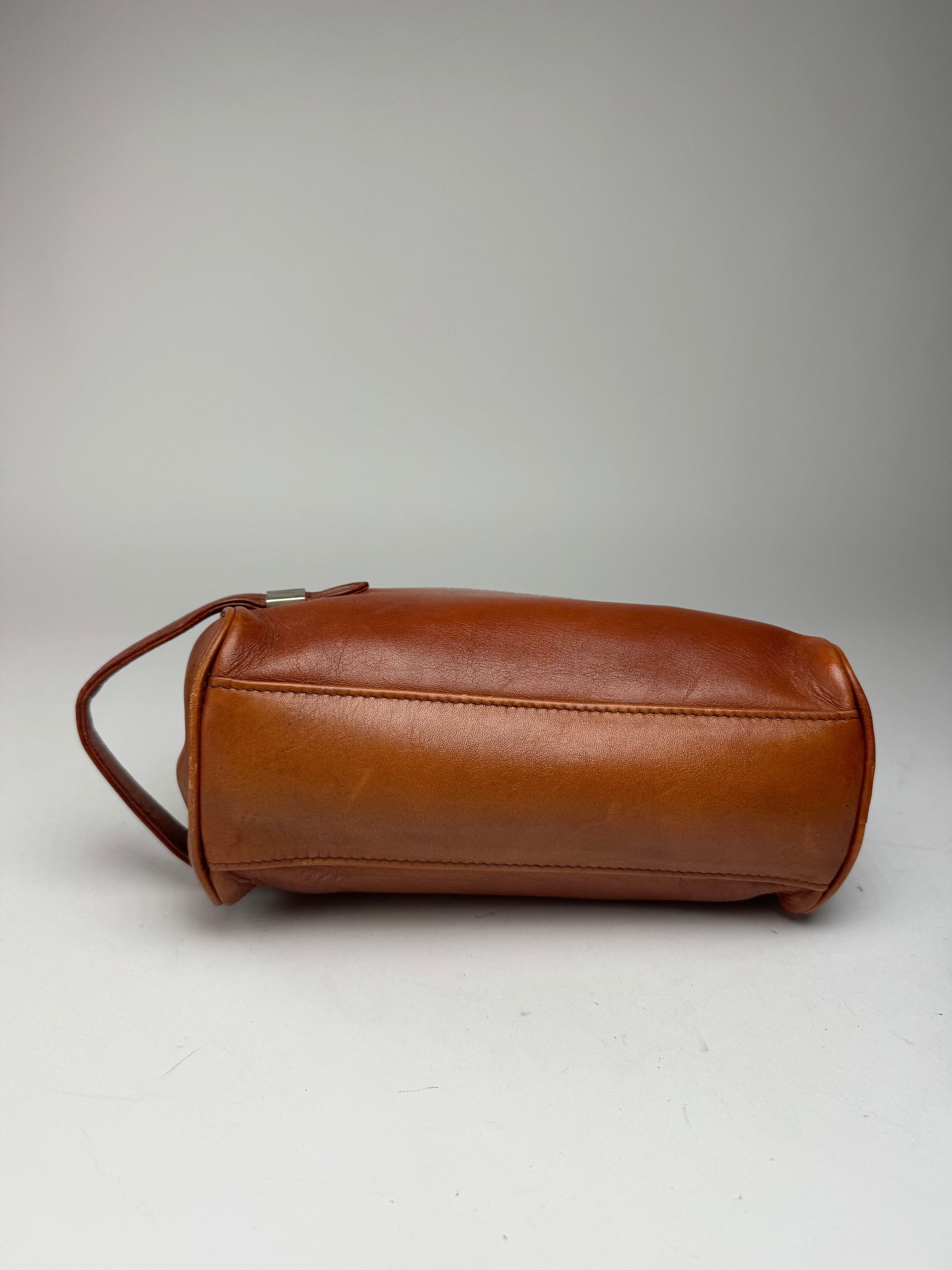 Balenciaga Vintage Leather Clutch orange brown Size ONE SIZE - 10 Thumbnail