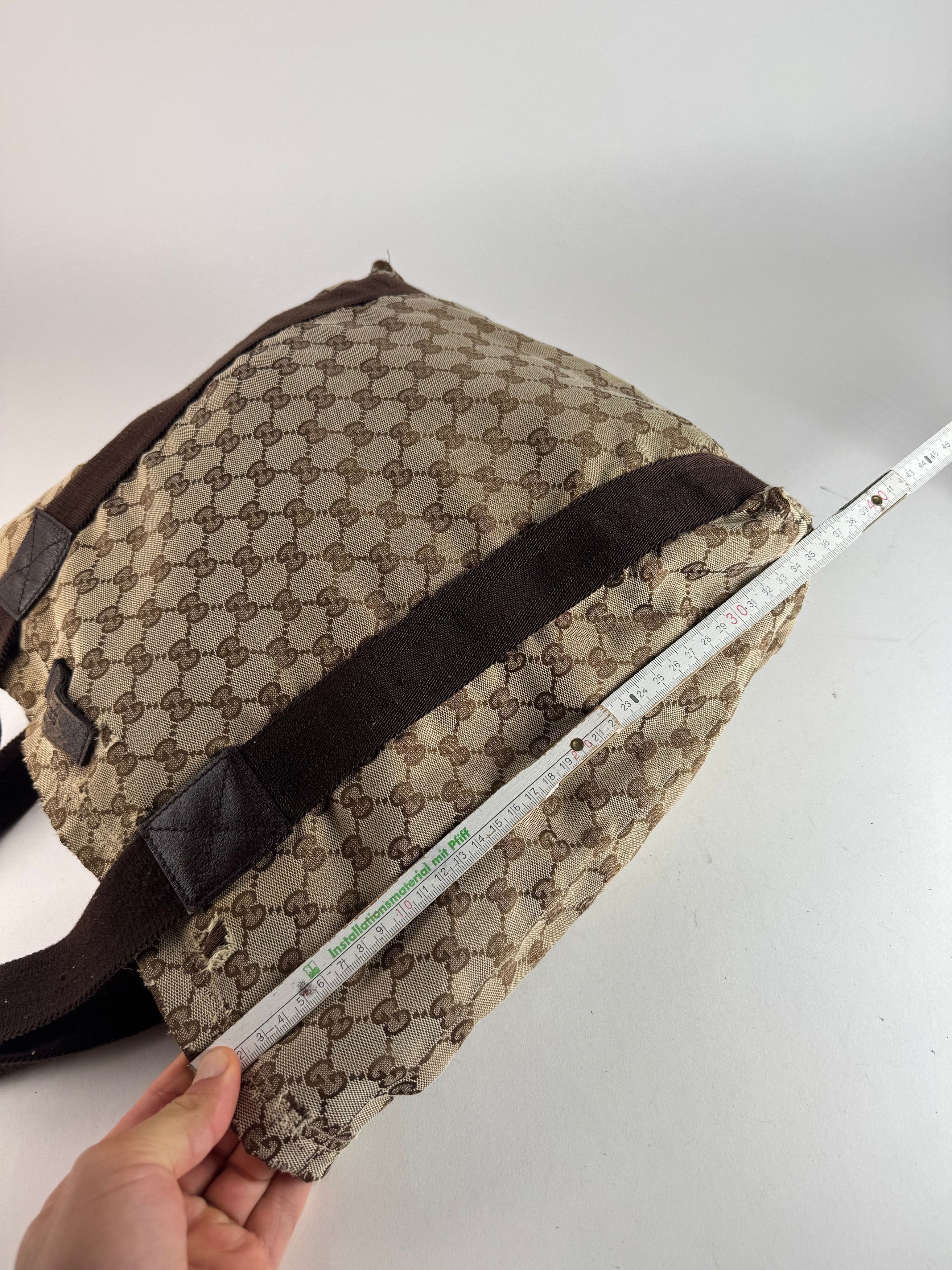 Gucci Vintage Monogram Canvas Tote bag beige brown Size ONE SIZE - 11 Thumbnail