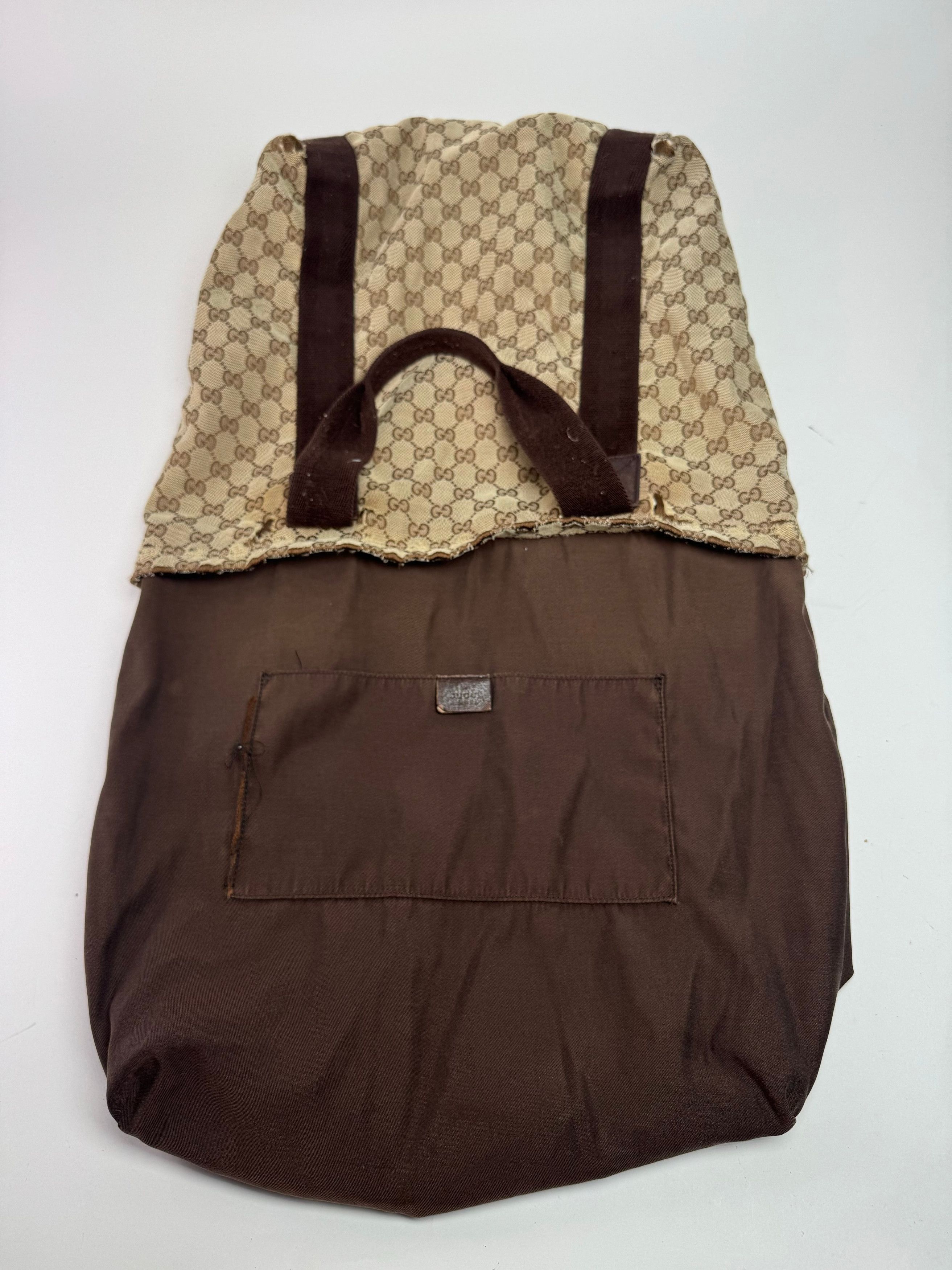 Gucci Vintage Monogram Canvas Tote bag beige brown Size ONE SIZE - 3 Thumbnail