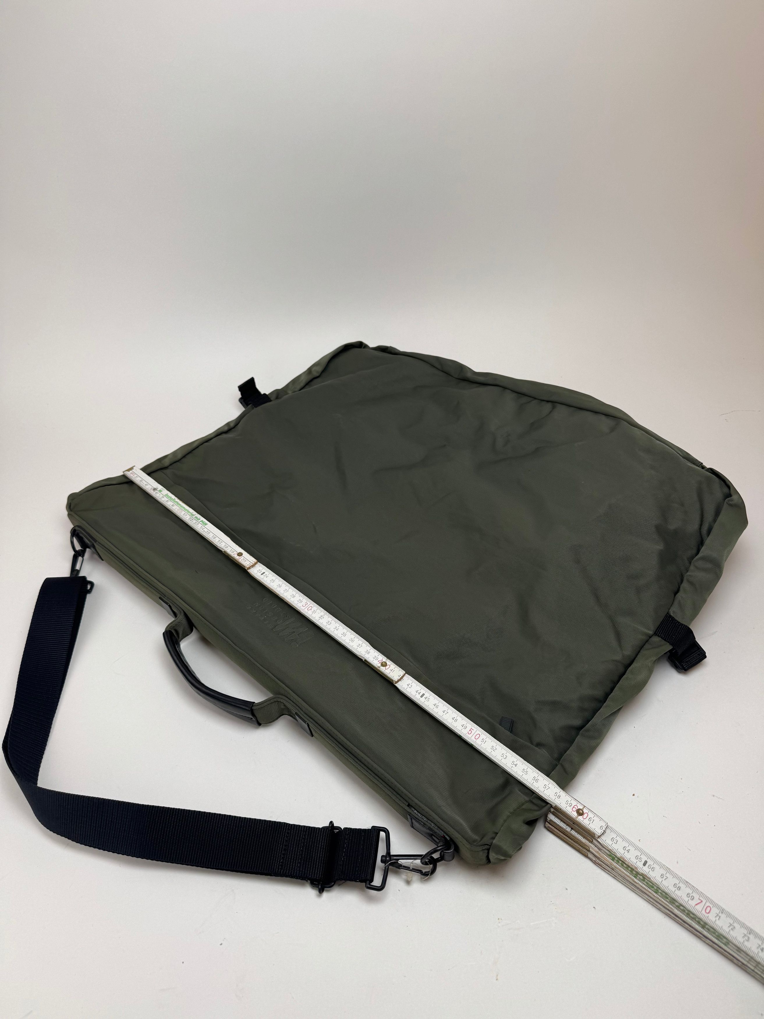 Issey Miyake Vintage Canvas Polyester Travel 2 Way Bag Grey Size ONE SIZE - 11 Thumbnail