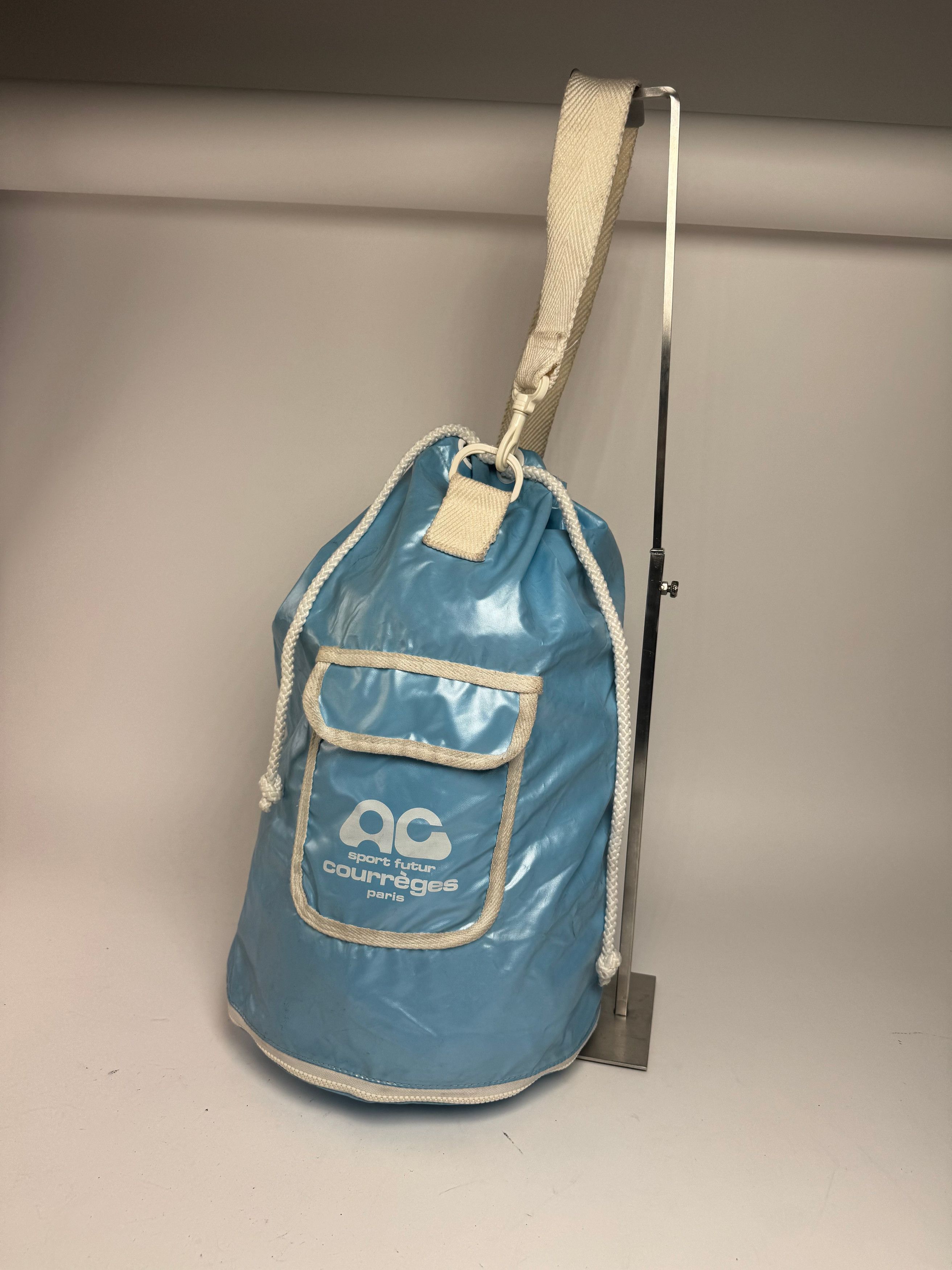 Courreges Vintage Paris Ice Blue Bucket bag Size ONE SIZE - 9 Thumbnail