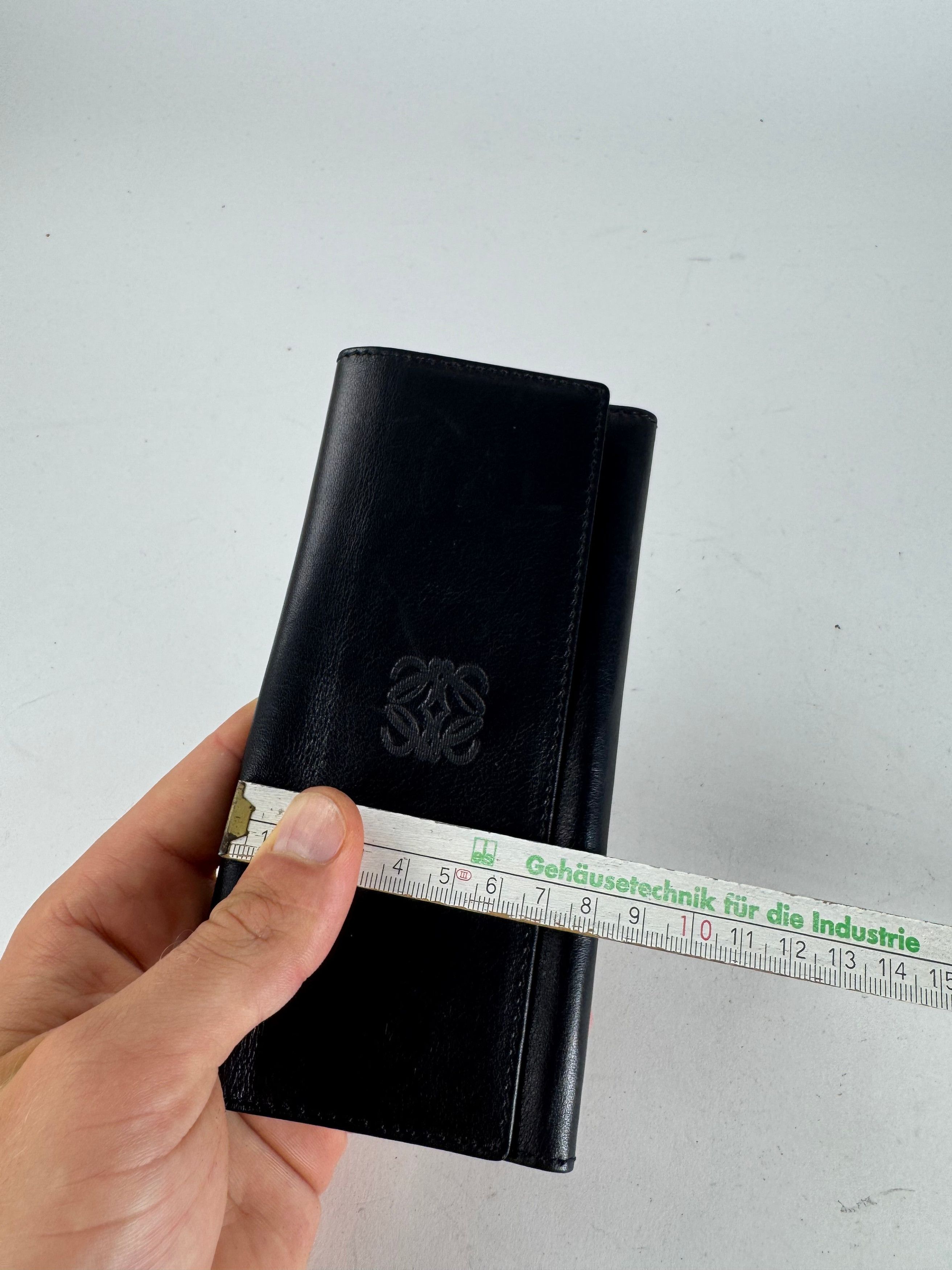 Loewe Vintage Madrid Leather Wallet black Size ONE SIZE - 8 Thumbnail