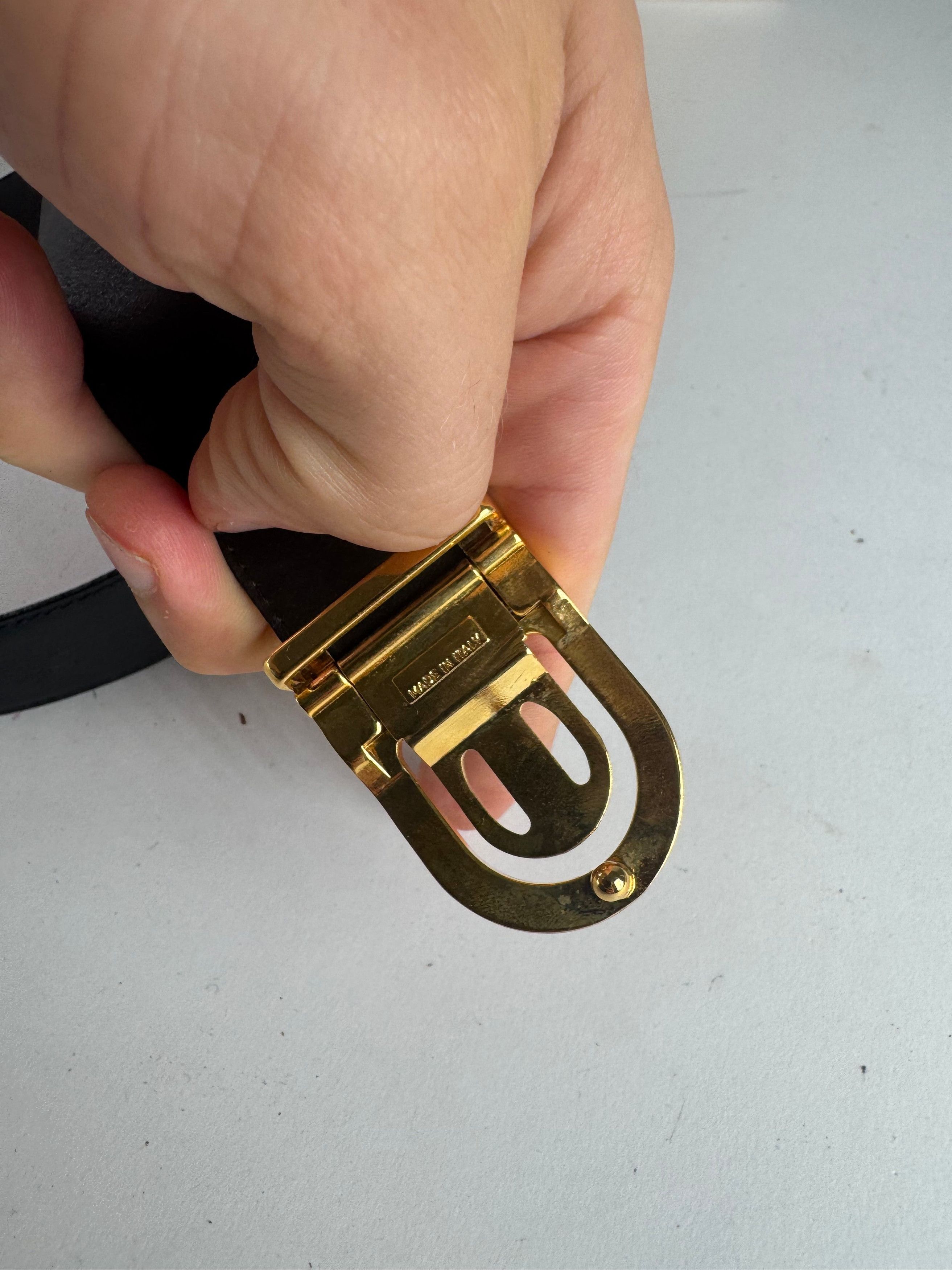 Courreges Vintage Leather Belt Set new Size ONE SIZE - 8 Thumbnail