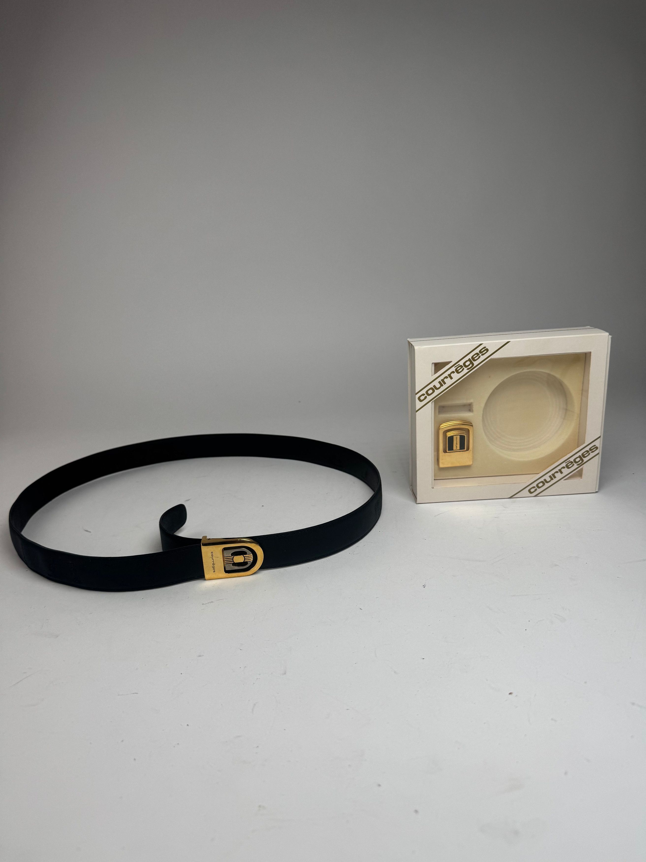Courreges Vintage Leather Belt Set new Size ONE SIZE - 10 Thumbnail