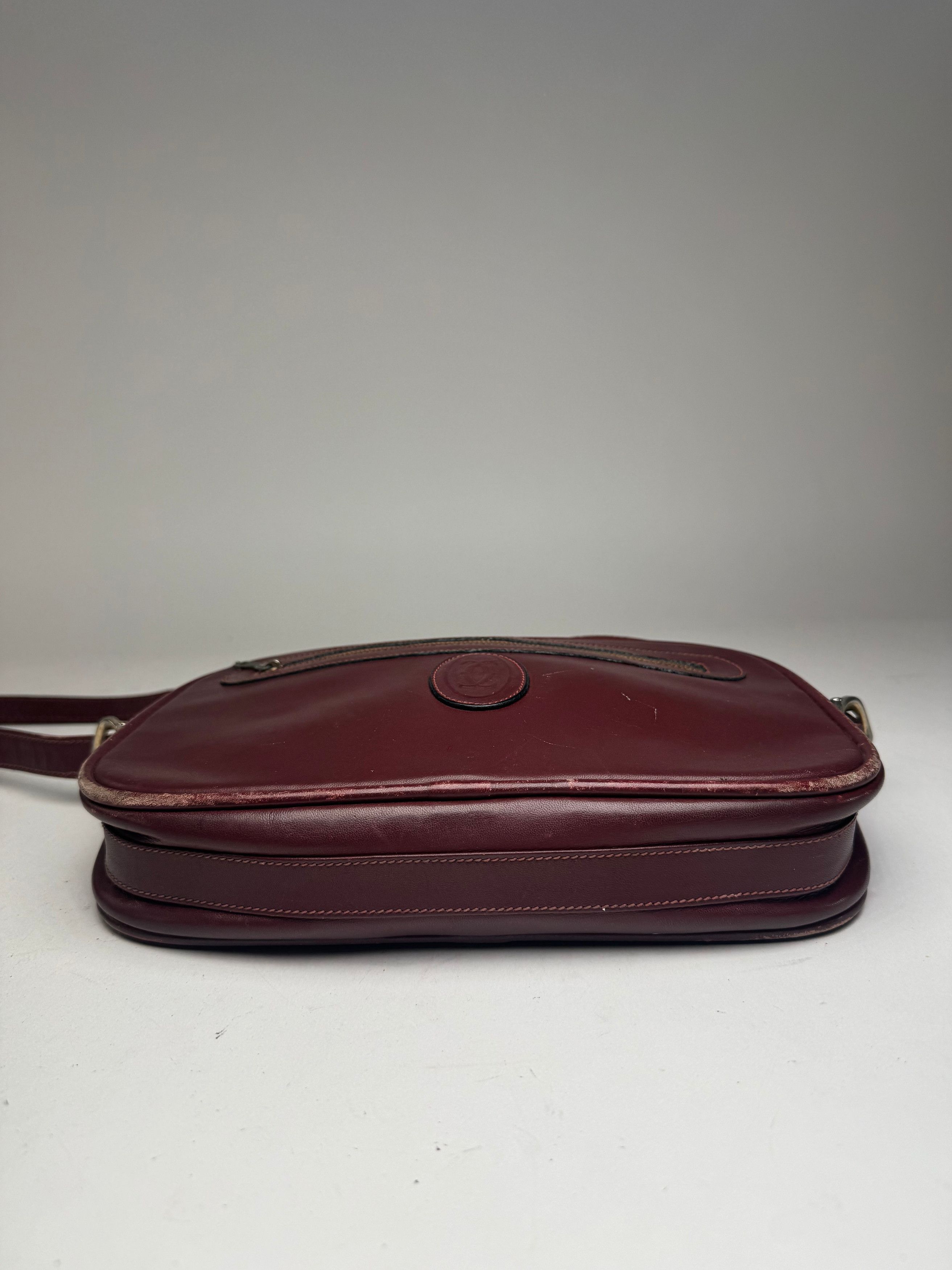 Other Vintage Cartier Leather Bag Burgundy Size ONE SIZE - 10 Thumbnail
