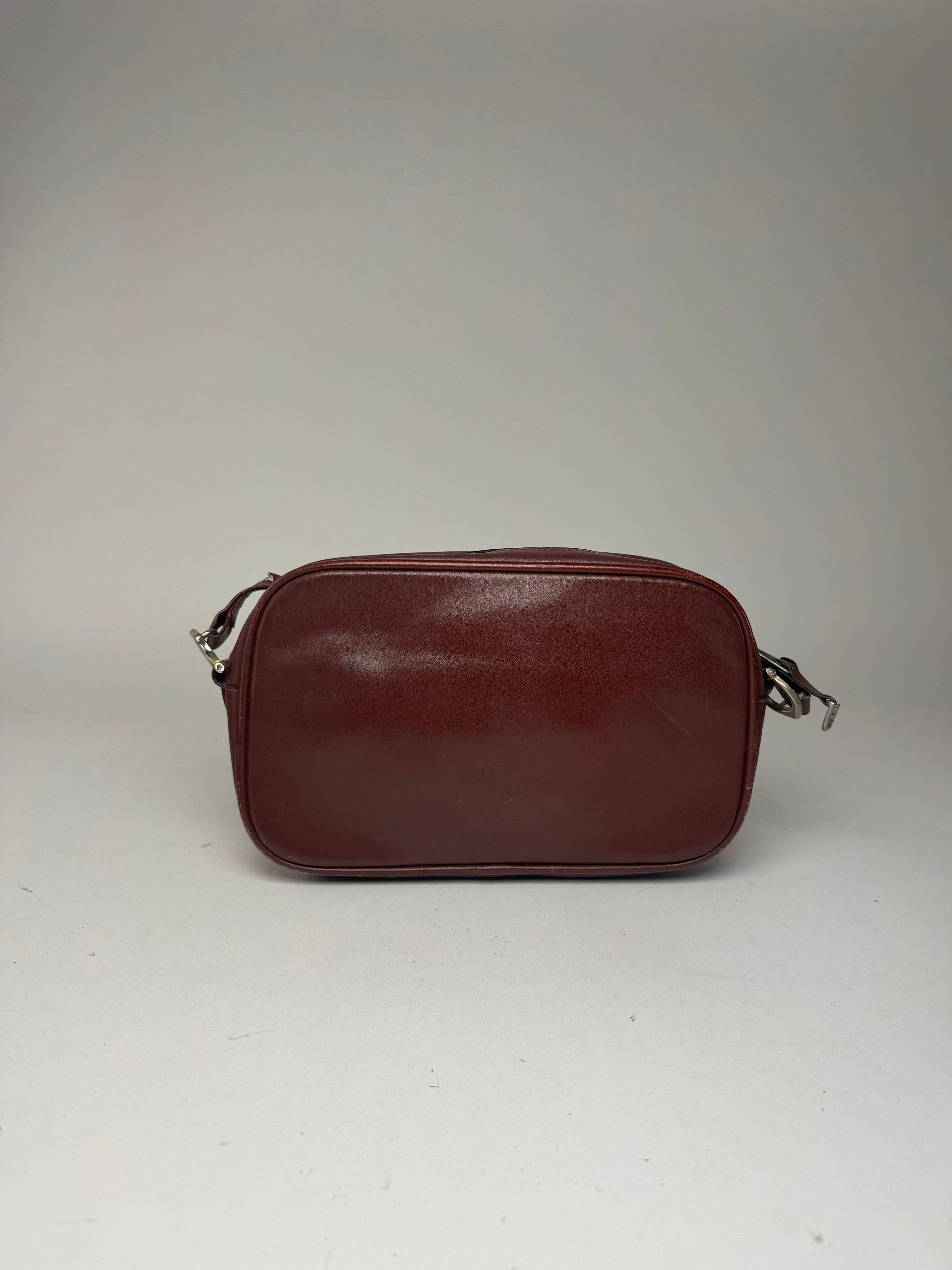 Other Vintage Cartier Leather Bag Burgundy Size ONE SIZE - 2 Thumbnail