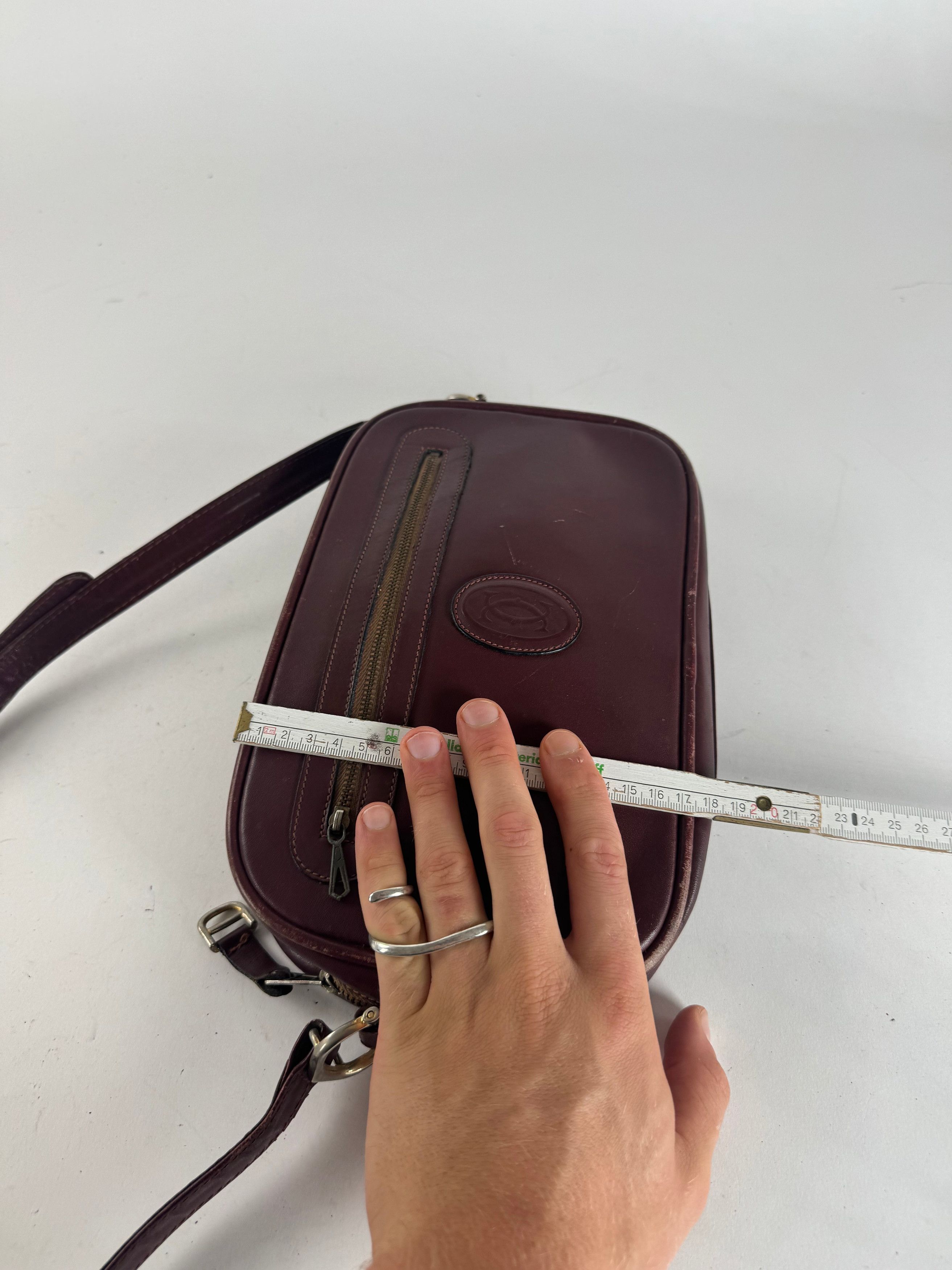 Other Vintage Cartier Leather Bag Burgundy Size ONE SIZE - 12 Thumbnail