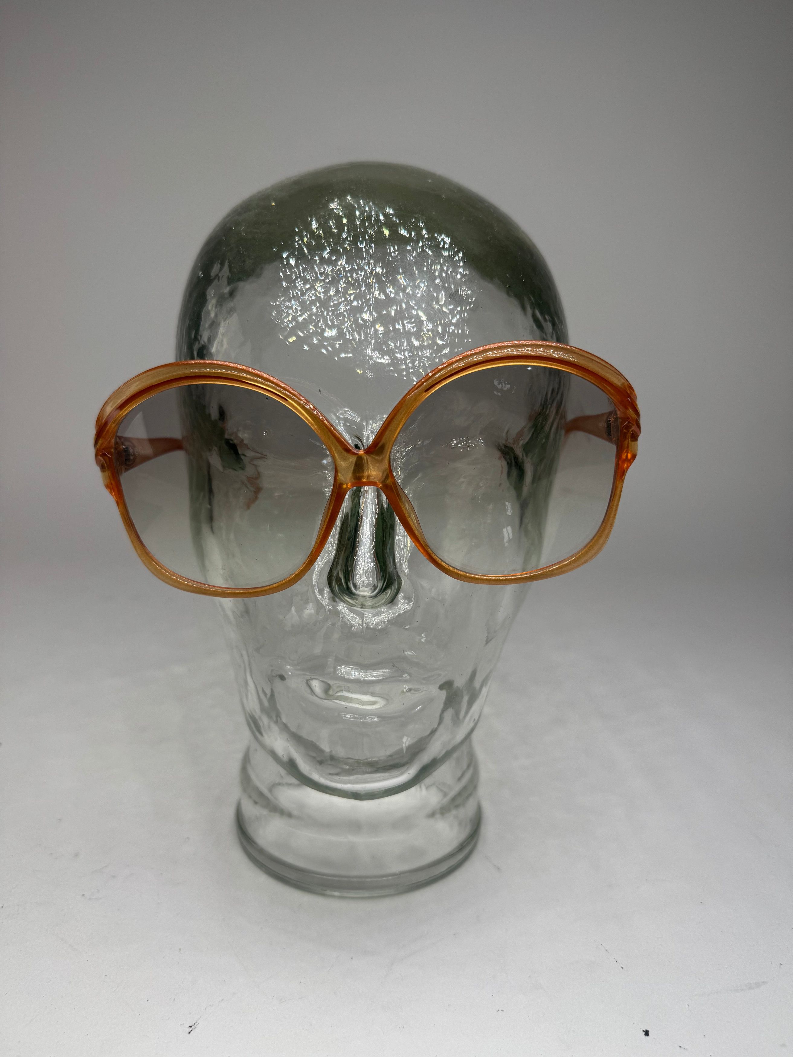 Dior Vintage Overd Sunglasses Orange Size ONE SIZE - 3 Thumbnail