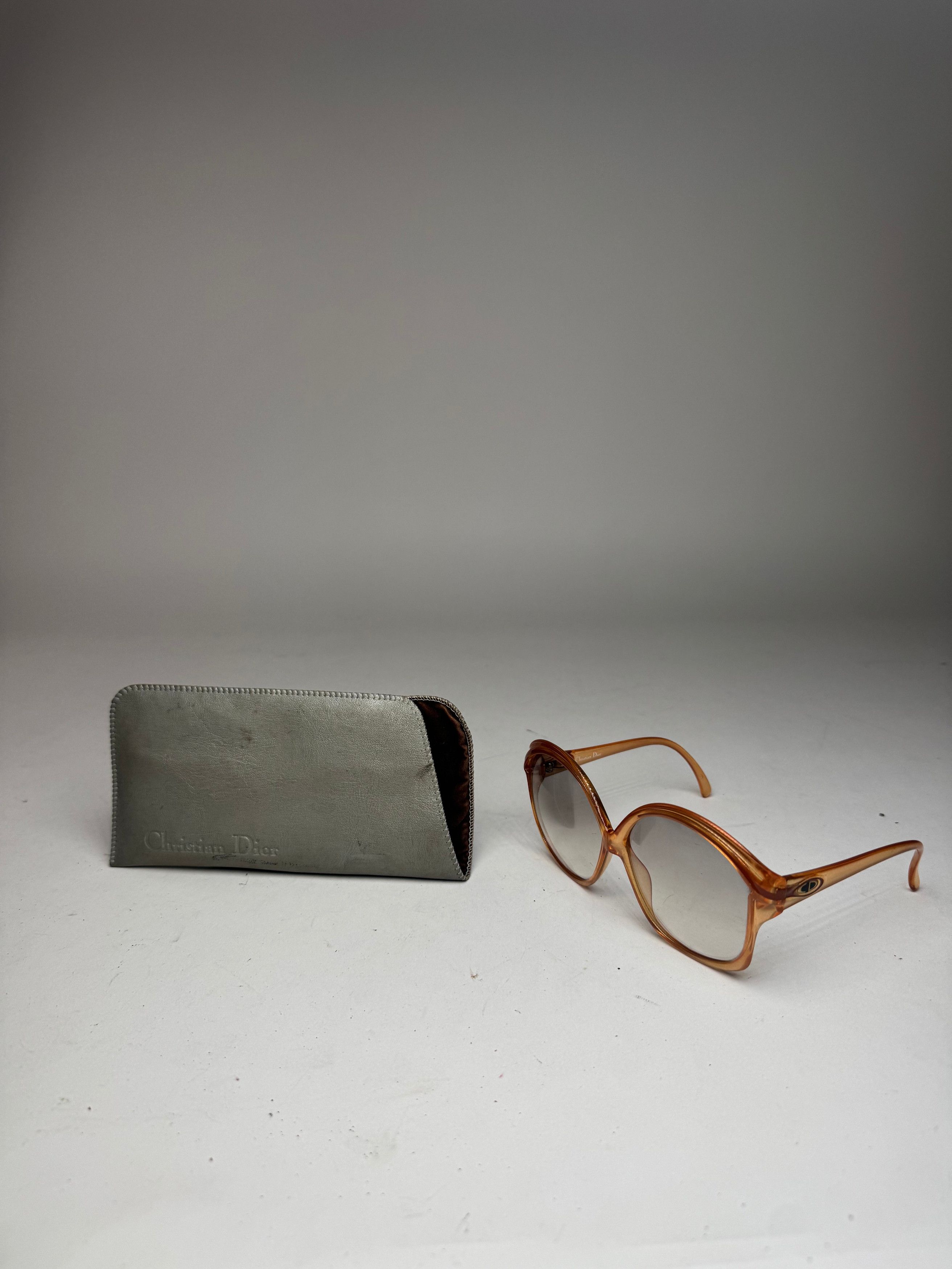 Dior Vintage Overd Sunglasses Orange Size ONE SIZE - 2 Thumbnail