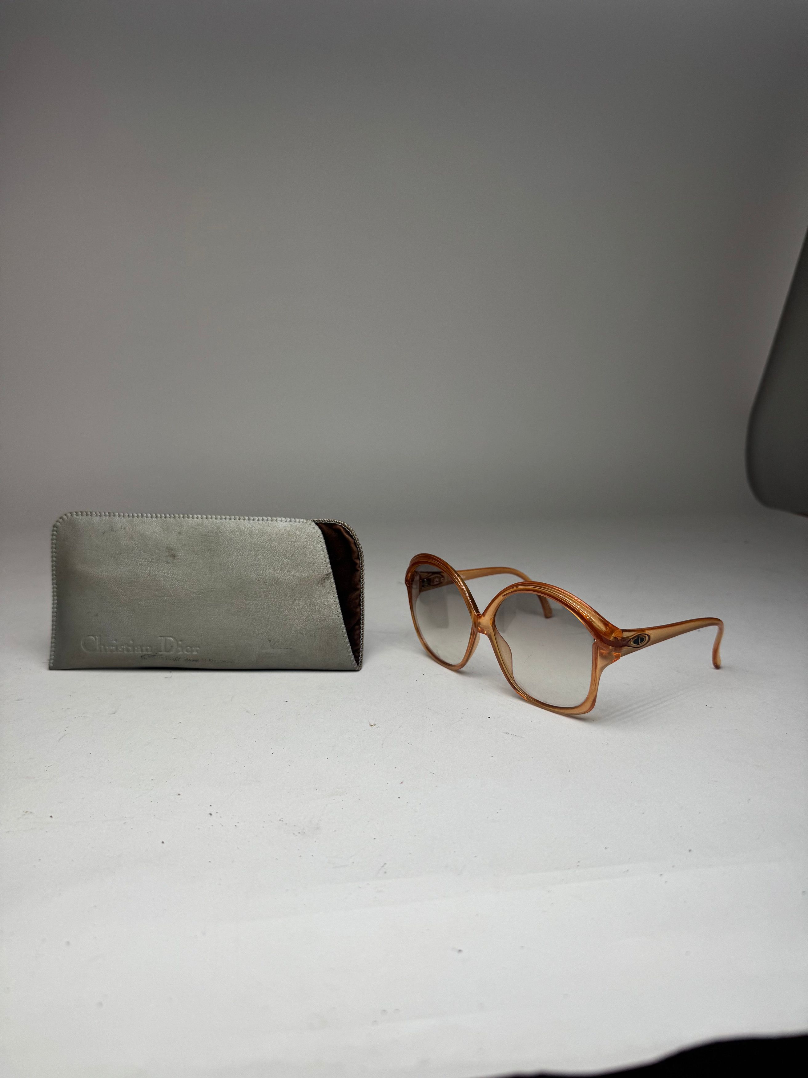 Dior Vintage Overd Sunglasses Orange Size ONE SIZE - 15 Thumbnail
