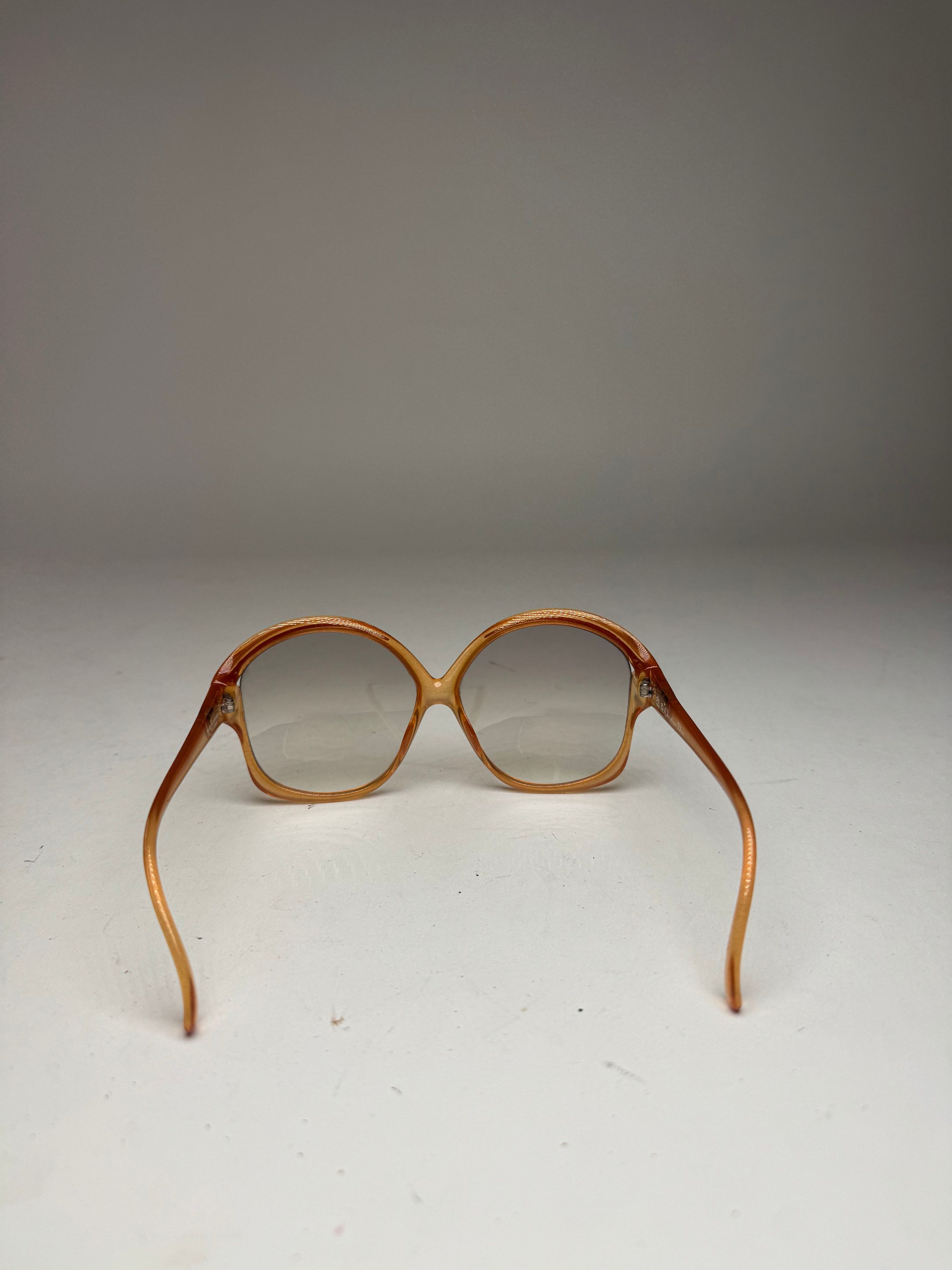 Dior Vintage Overd Sunglasses Orange Size ONE SIZE - 6 Thumbnail