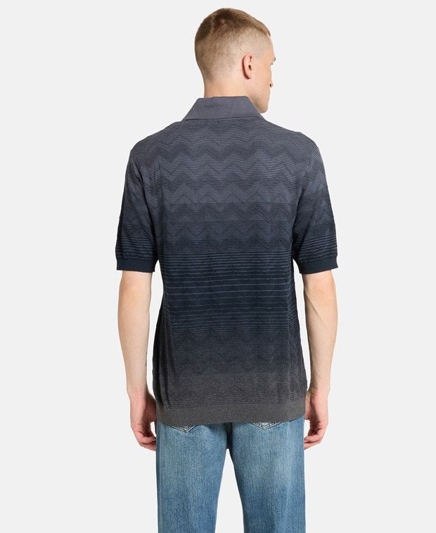 Missoni Knitted polo shirt Size US M / EU 48-50 / 2 - 2 Thumbnail