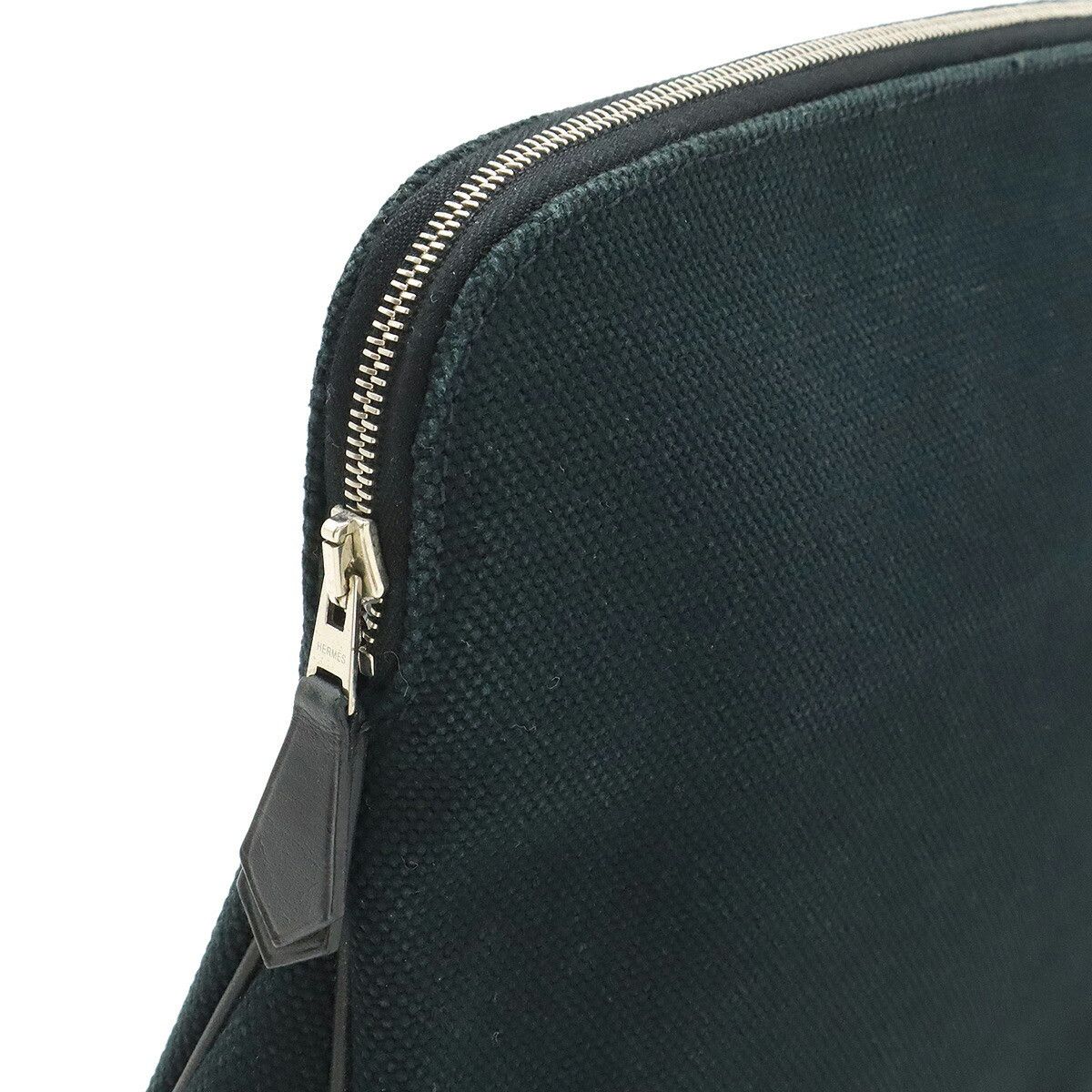 Hermes Hermes Hermes Evelyne Canvas Leather Pouch Canvas Vanity Bag Stamp J (2006) DUTY FREE for USA Size ONE SIZE - 4 Thumbnail