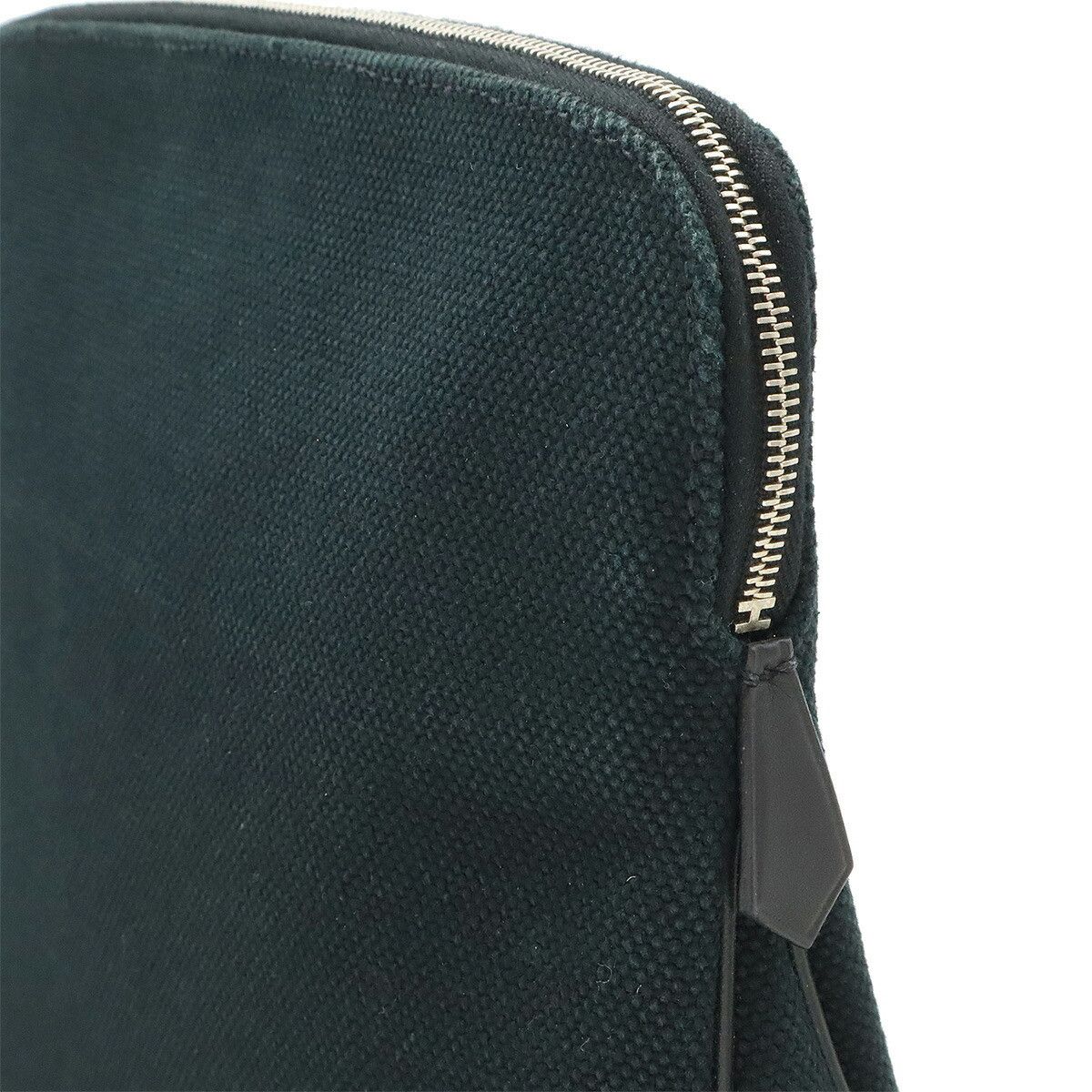 Hermes Hermes Hermes Evelyne Canvas Leather Pouch Canvas Vanity Bag Stamp J (2006) DUTY FREE for USA Size ONE SIZE - 6 Thumbnail