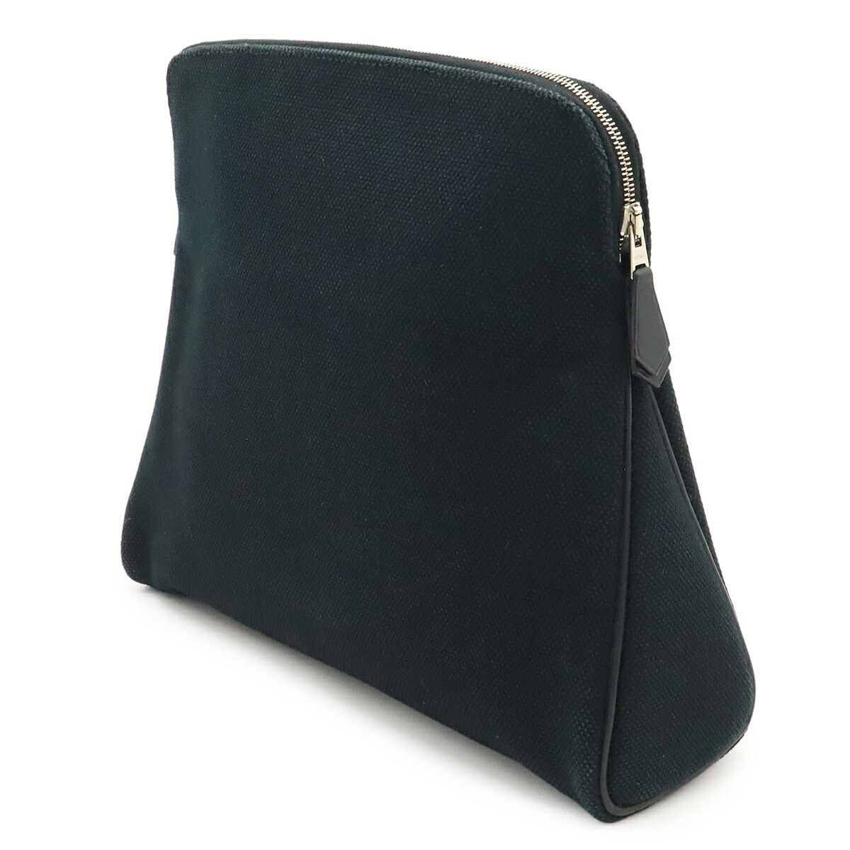 Hermes Hermes Hermes Evelyne Canvas Leather Pouch Canvas Vanity Bag Stamp J (2006) DUTY FREE for USA Size ONE SIZE - 2 Thumbnail
