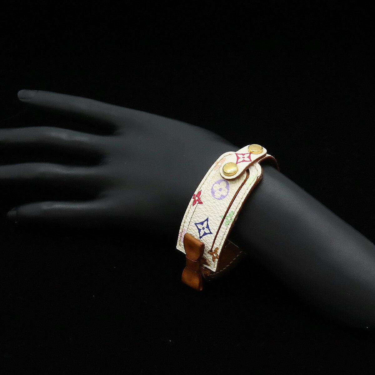 Louis Vuitton Louis Vuitton Louis Vuitton Monogram Multicolore Bracelet Canvas Bracelet M92594 DUTY FREE for USA Size ONE SIZE - 9 Thumbnail