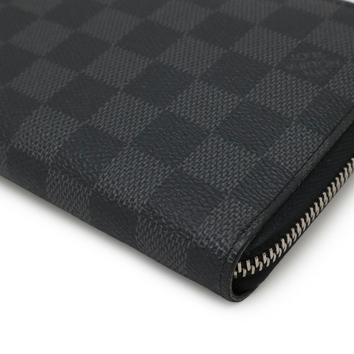 Louis Vuitton Louis Vuitton Louis Vuitton Zippy Organizer Damier Graphite Long Wallet Canvas Long Wallet N63077 DUTY FREE for USA Size ONE SIZE - 3 Thumbnail