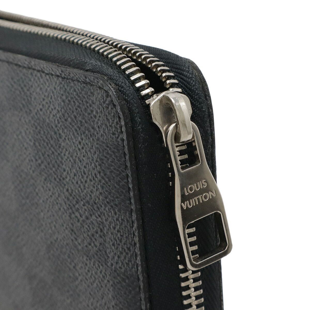 Louis Vuitton Louis Vuitton Louis Vuitton Zippy Organizer Damier Graphite Long Wallet Canvas Long Wallet N63077 DUTY FREE for USA Size ONE SIZE - 4 Thumbnail