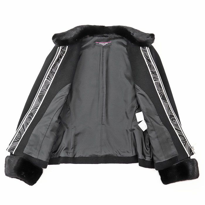 Other Other LEONARD FASHION PARIS Cashmere Leather Jacket Leather Outerwear DUTY FREE for USA Size ONE SIZE - 7 Thumbnail
