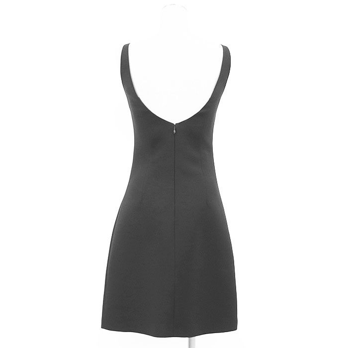 Prada Prada Prada Wool Silk Dress Leather Dresses DUTY FREE for USA Size ONE SIZE - 4 Thumbnail