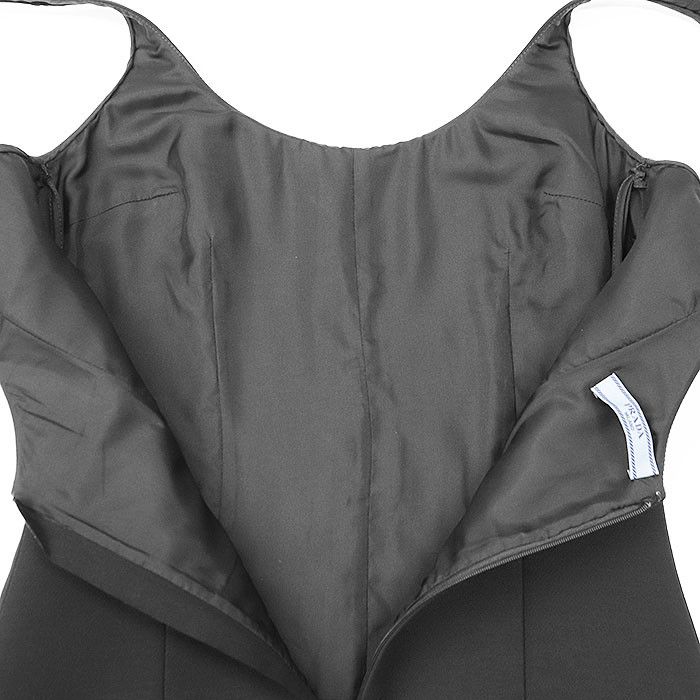 Prada Prada Prada Wool Silk Dress Leather Dresses DUTY FREE for USA Size ONE SIZE - 7 Thumbnail