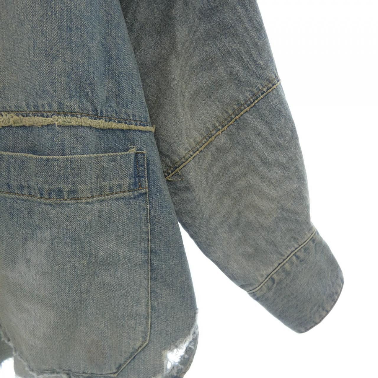 Other Other JieDa Denim Jacket Denim Outerwear DUTY FREE for USA Size ONE SIZE - 6 Thumbnail
